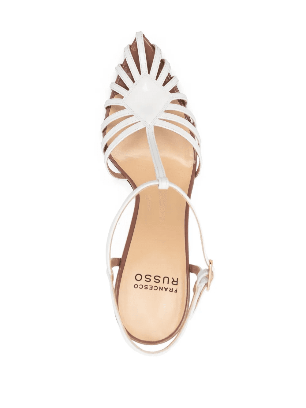 115mm strappy pointed-toe pumps - Image 1