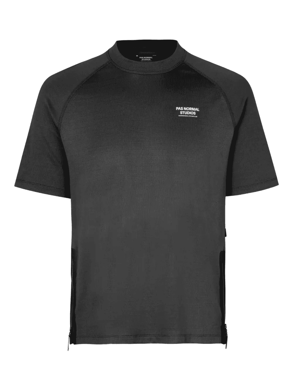 Escapism raglan-sleeve zip-detail t-shirt - Image 1