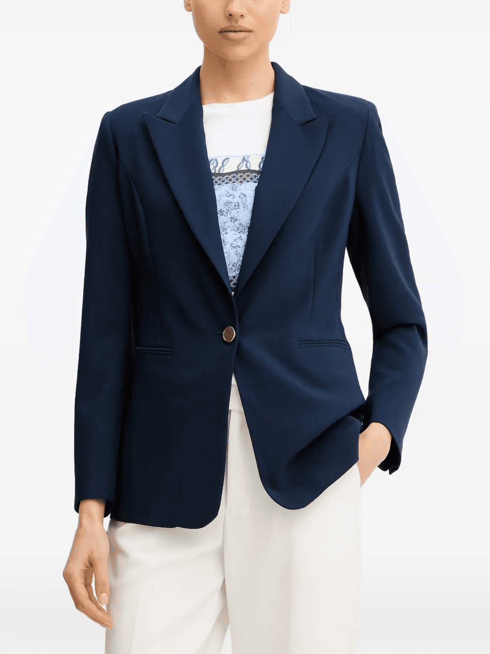 single-breasted blazer - Image 1