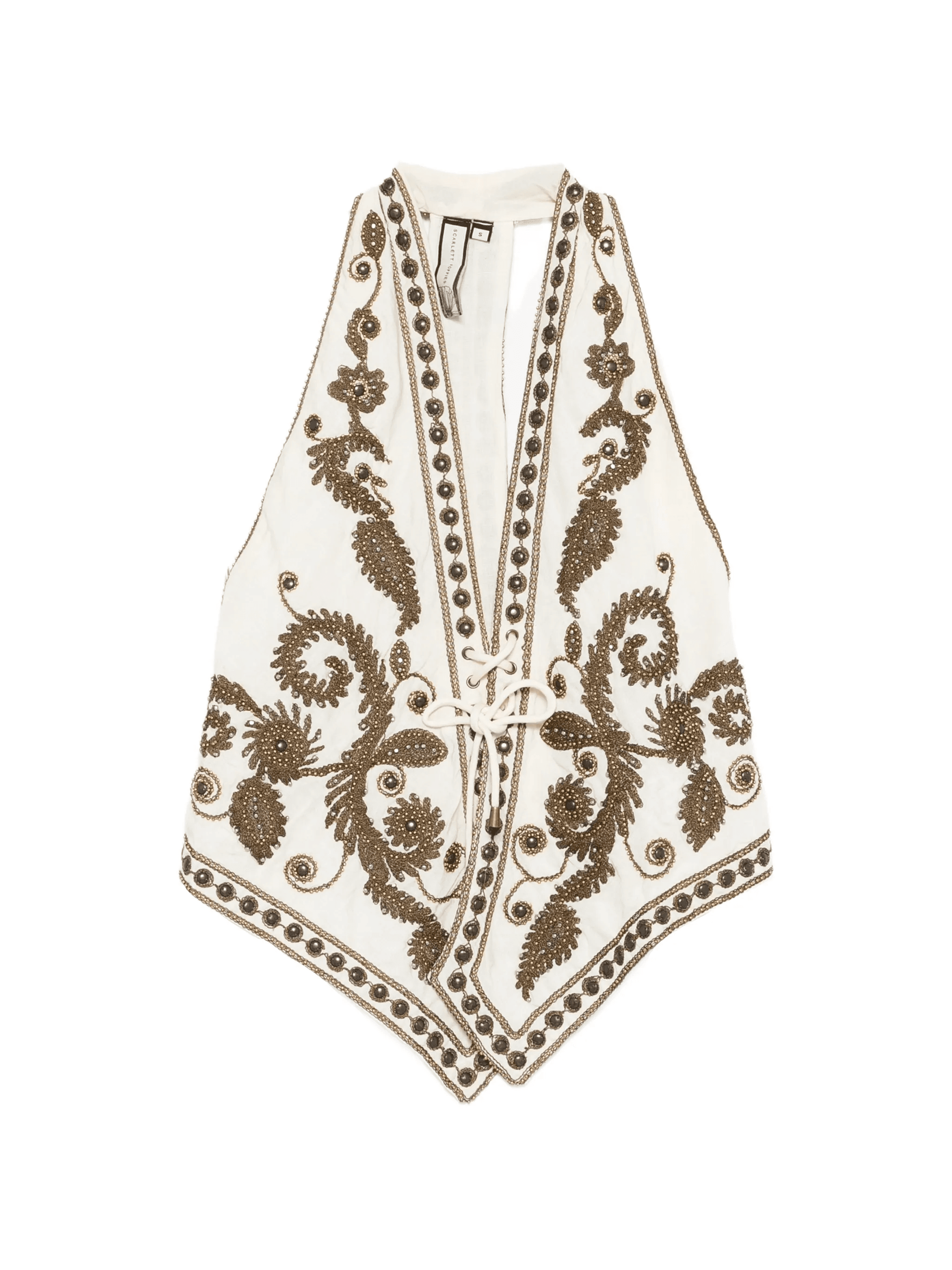Taylen beaded-embellished top - Image 1