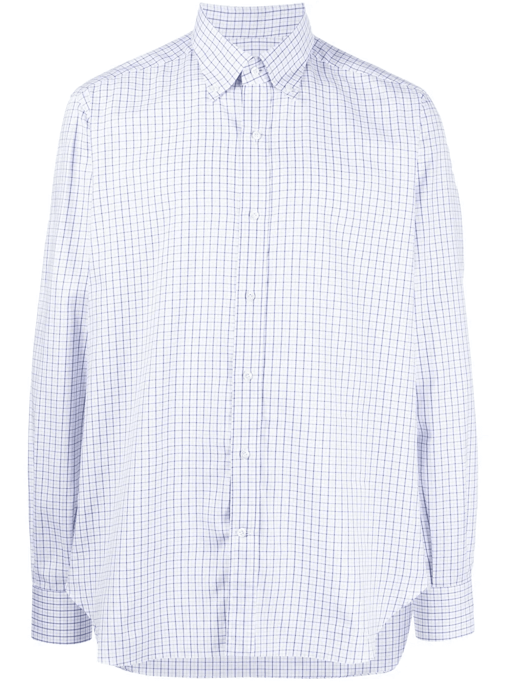 check-print button-down shirt - Image 1