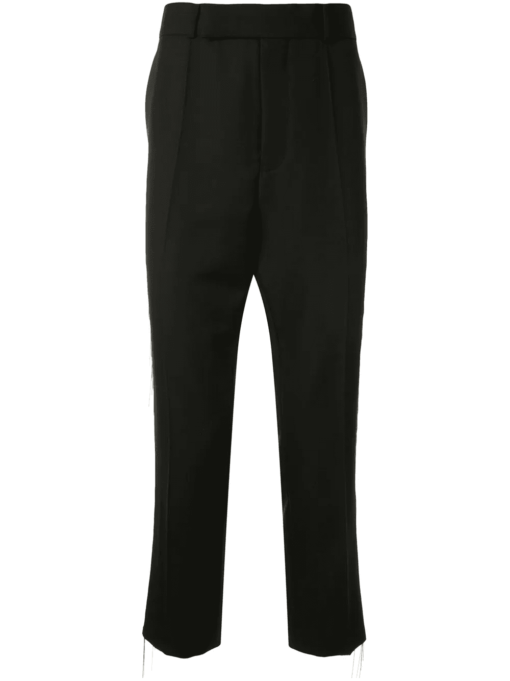 chain detail wool trousers - Image 1