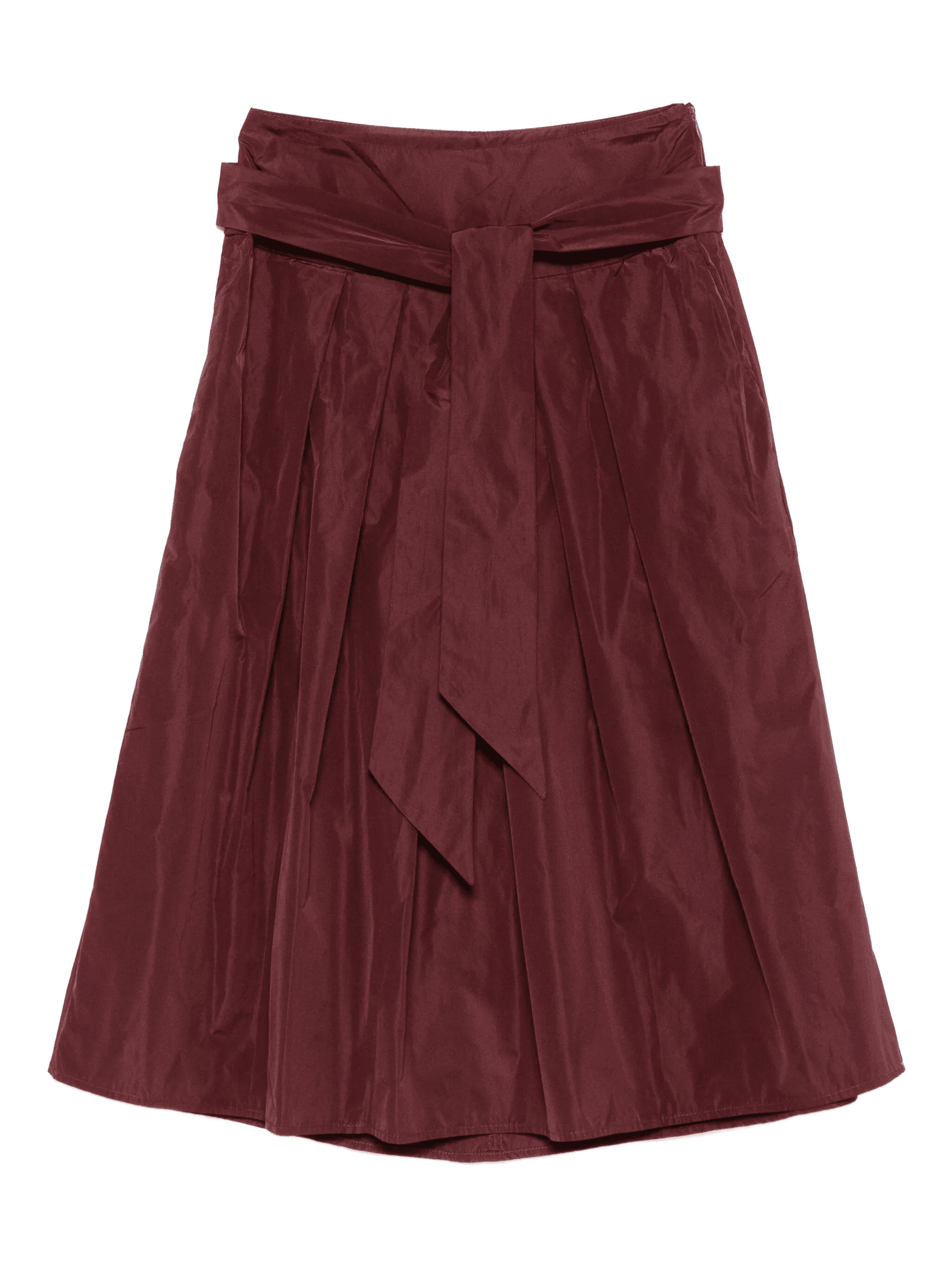 Camelia pleated-belted midi skirt - Image 1