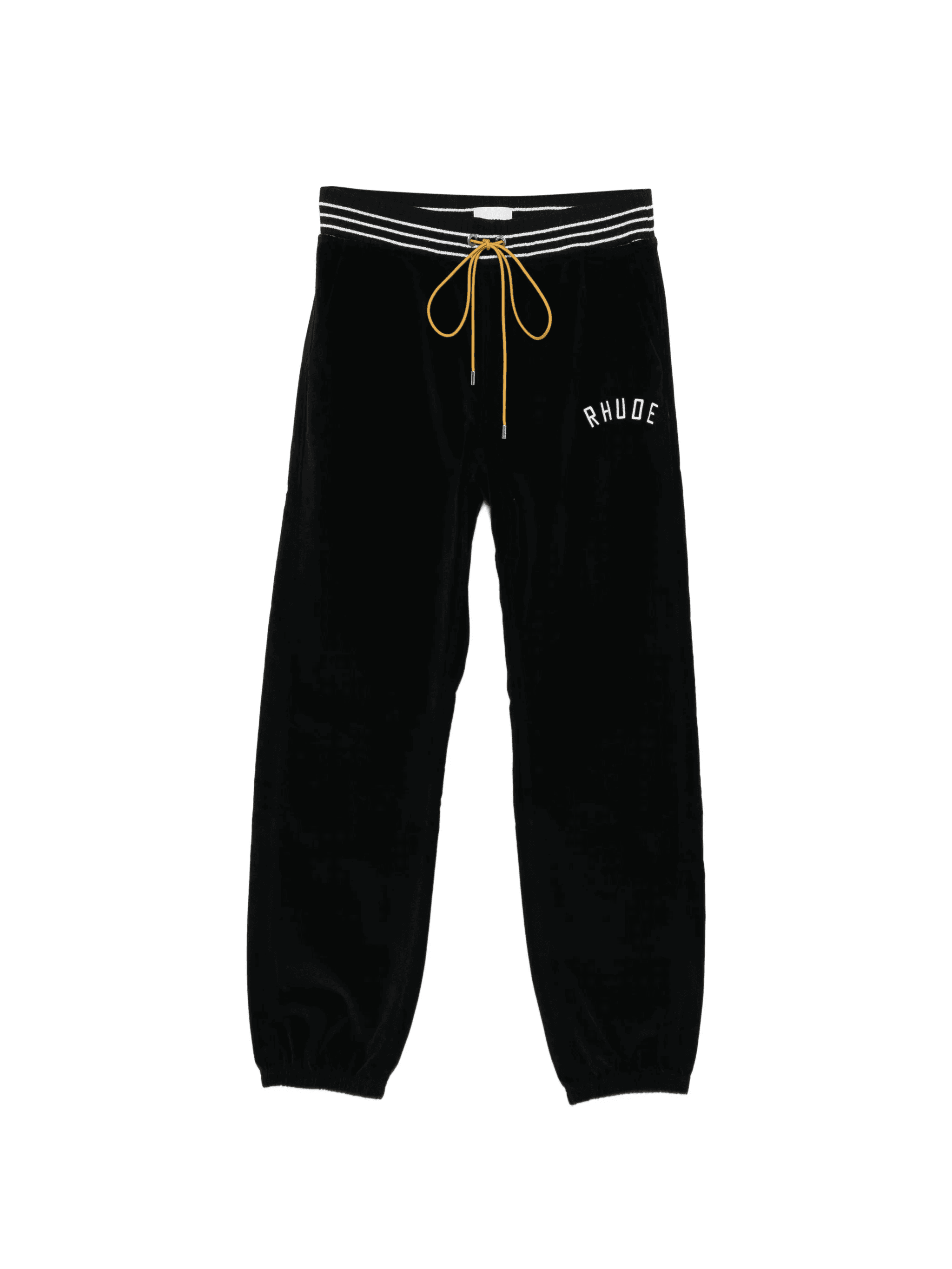 logo velour track pants - Image 1