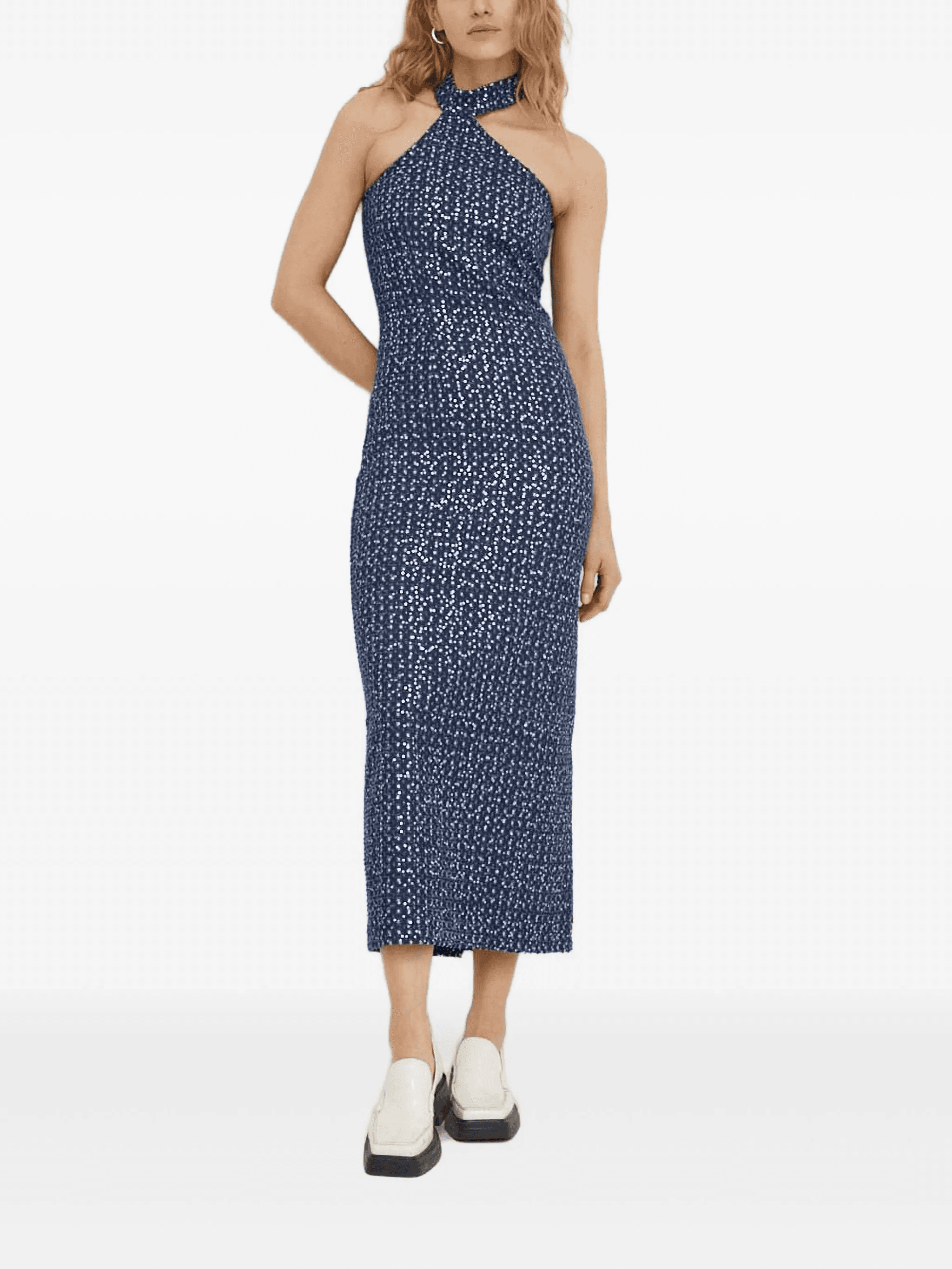 halterneck mini dress - Image 1