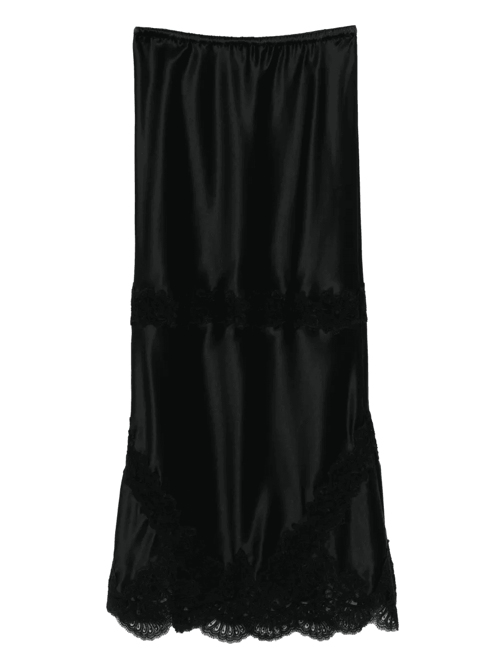 satin lace skirt - Image 1