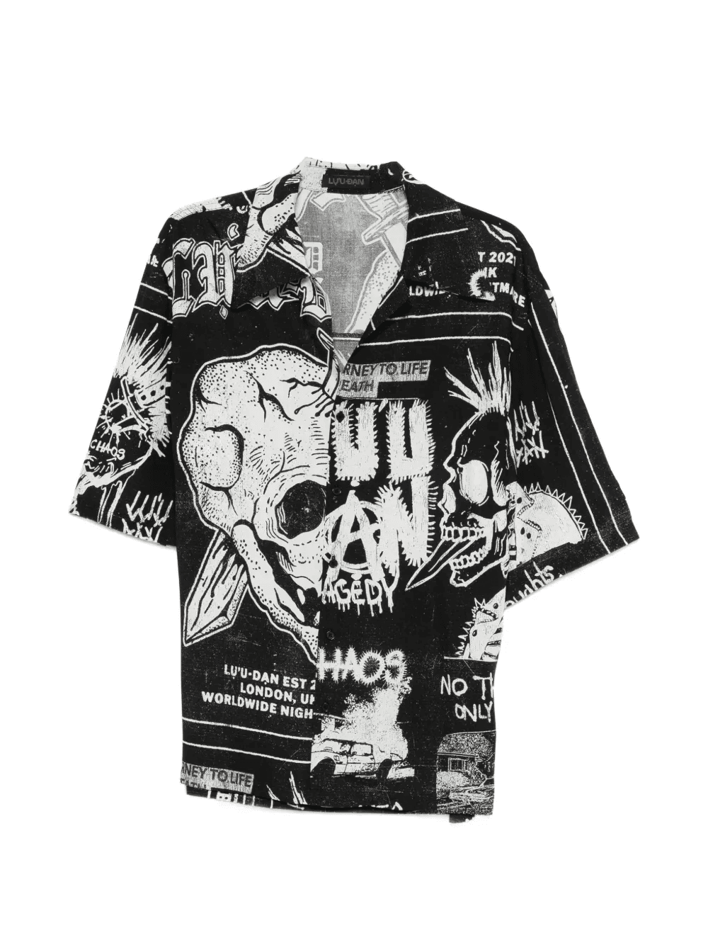 skull-print shirt - Image 1