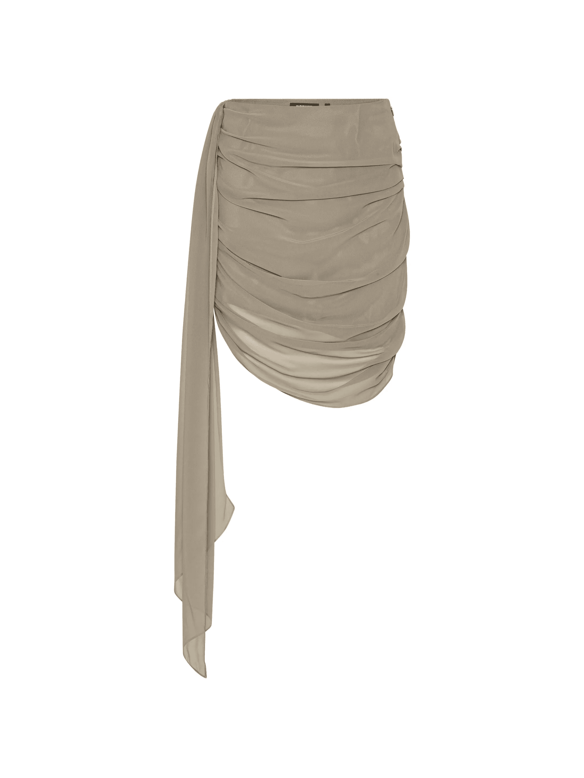 chiffon draped mini skirt - Image 1