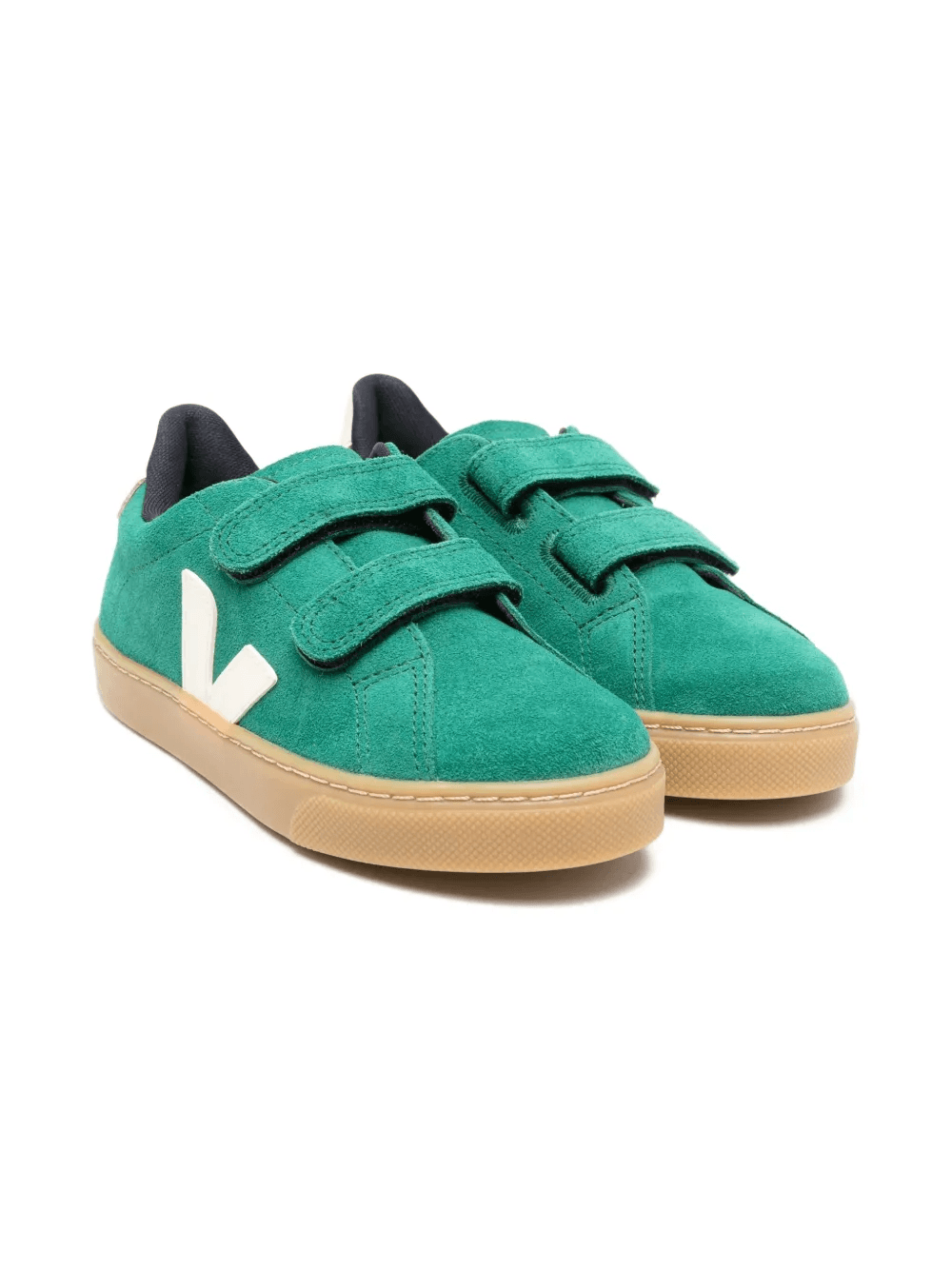 suede touch-strap sneakers - Image 1