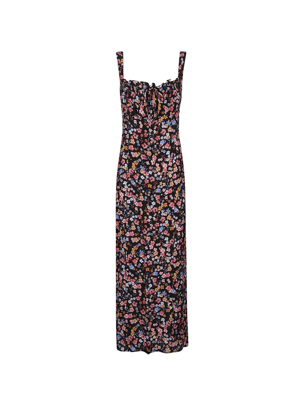 Megan tie-detail floral dress - Image 1