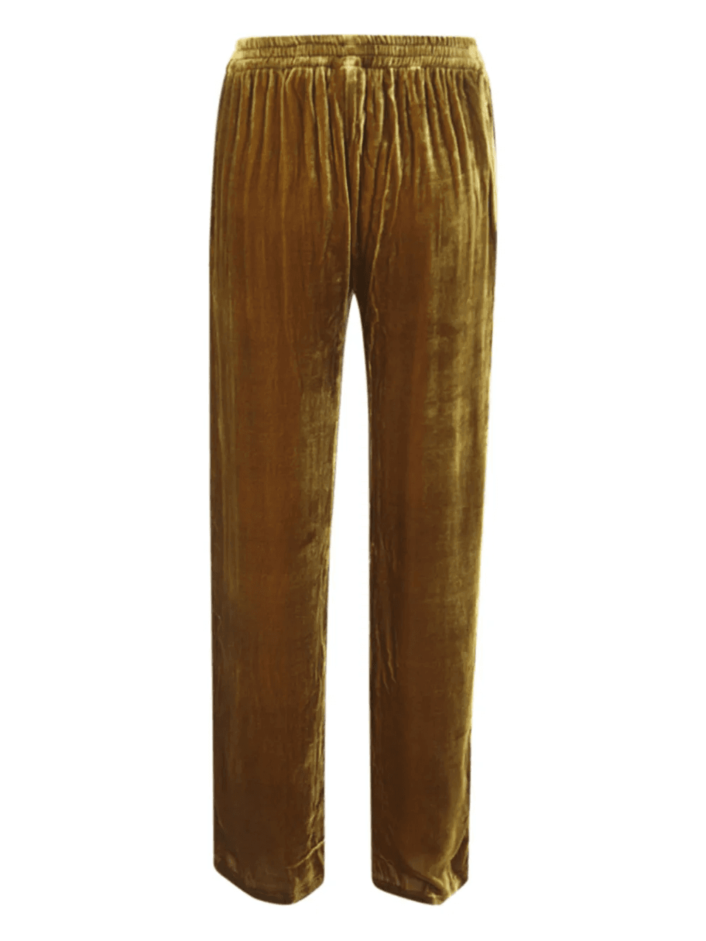velvet elasticated-waist trousers - Image 1