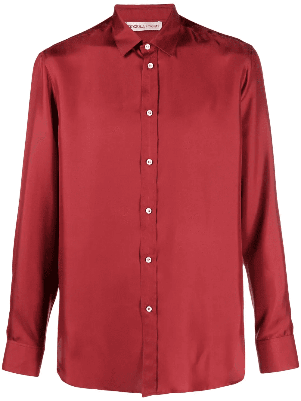 buttoned silk shirt - Image 1