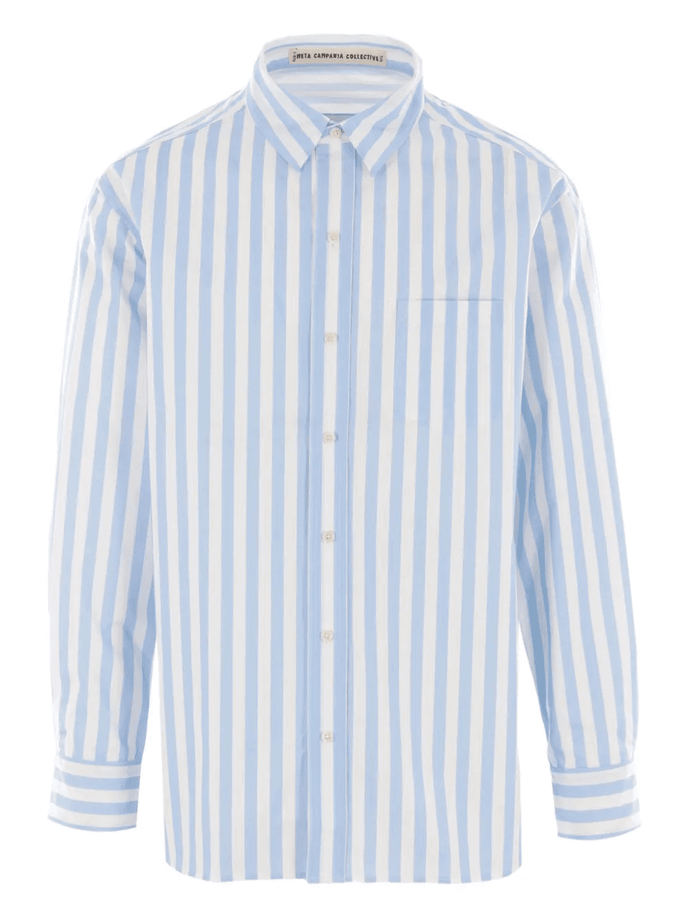 striped poplin shirt - Image 1