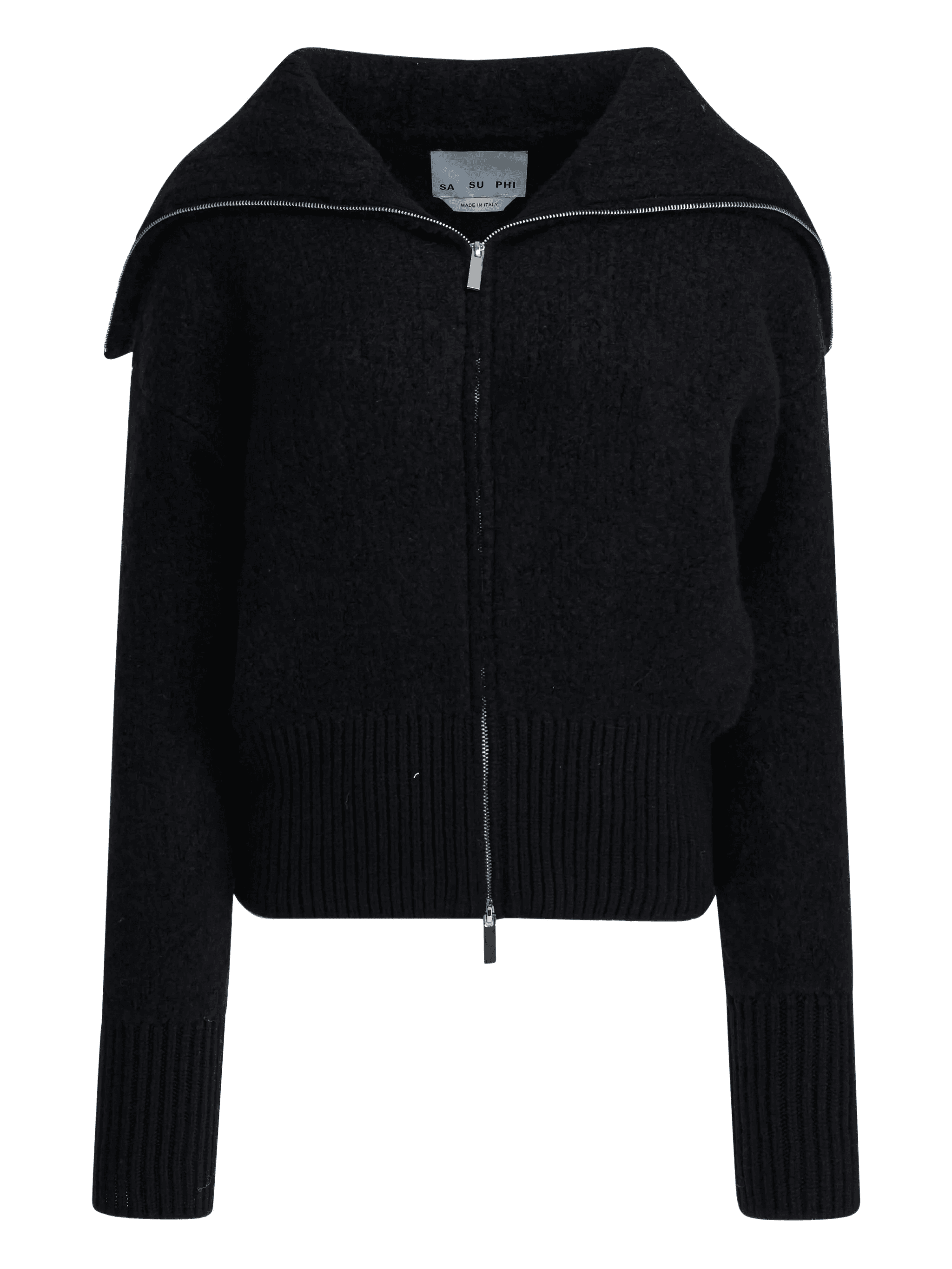 zip-fastening cardigan - Image 1