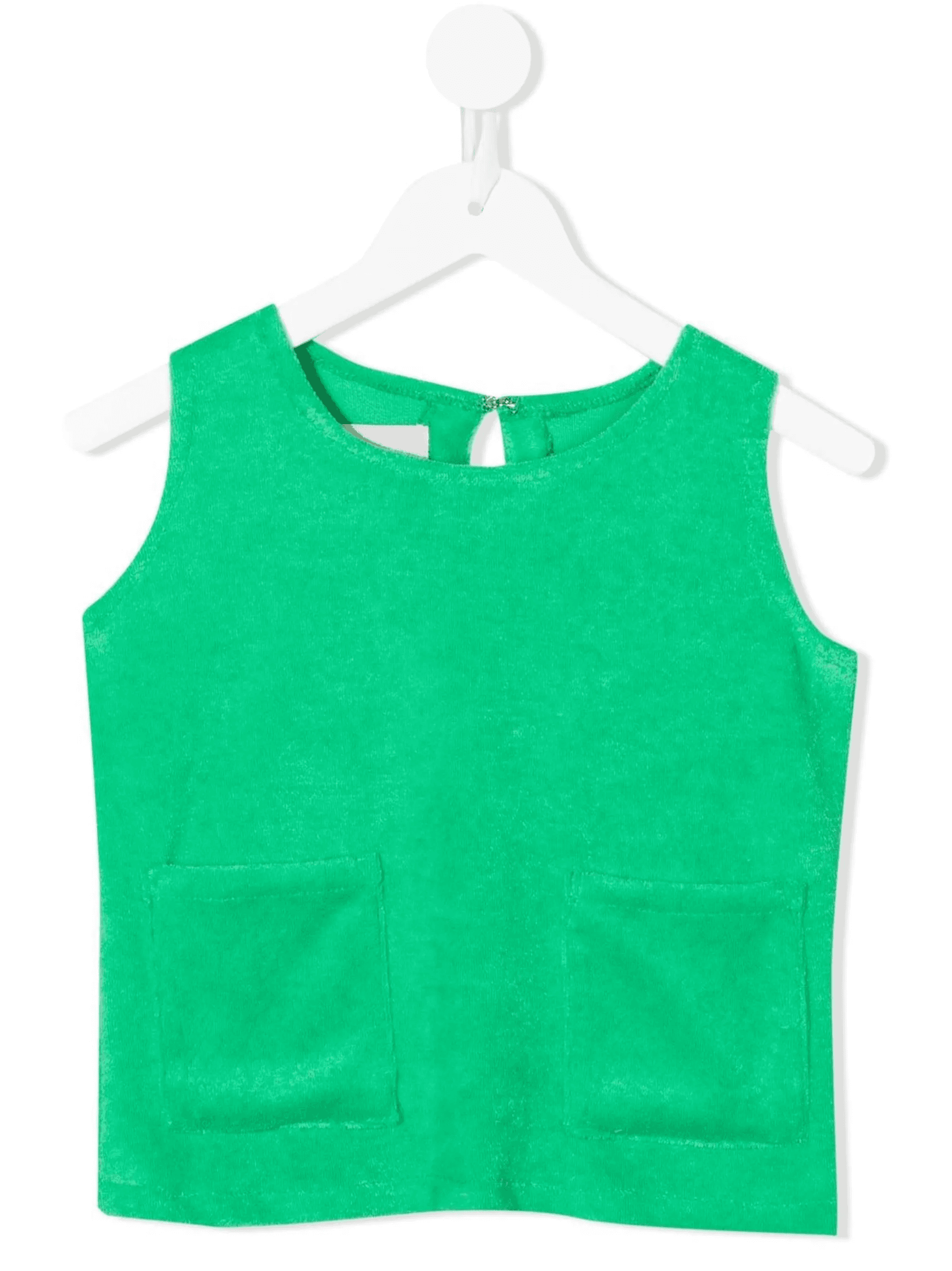 Terry cropped tank top - Image 1