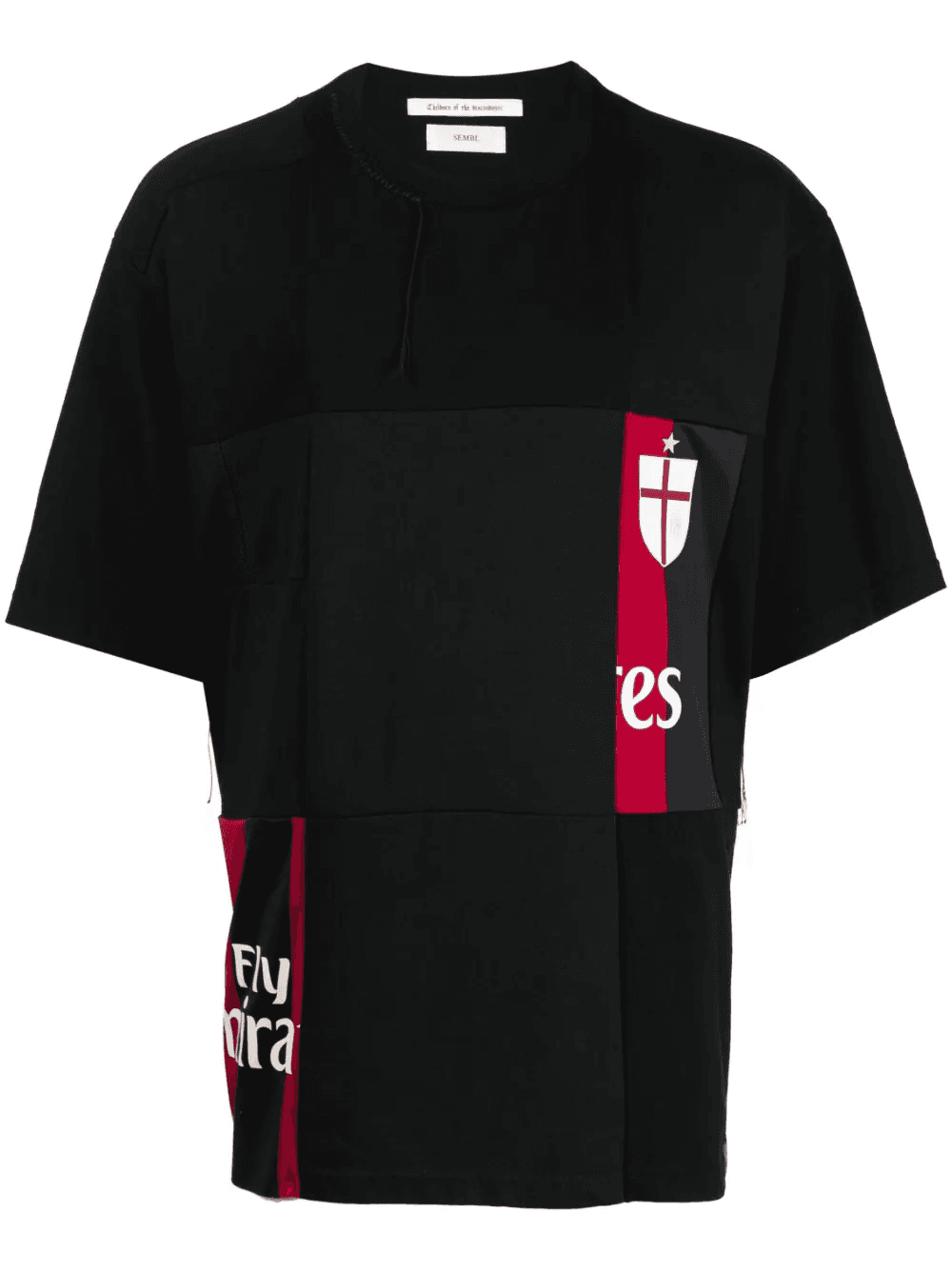 patchwork cotton T-shirt - Image 1