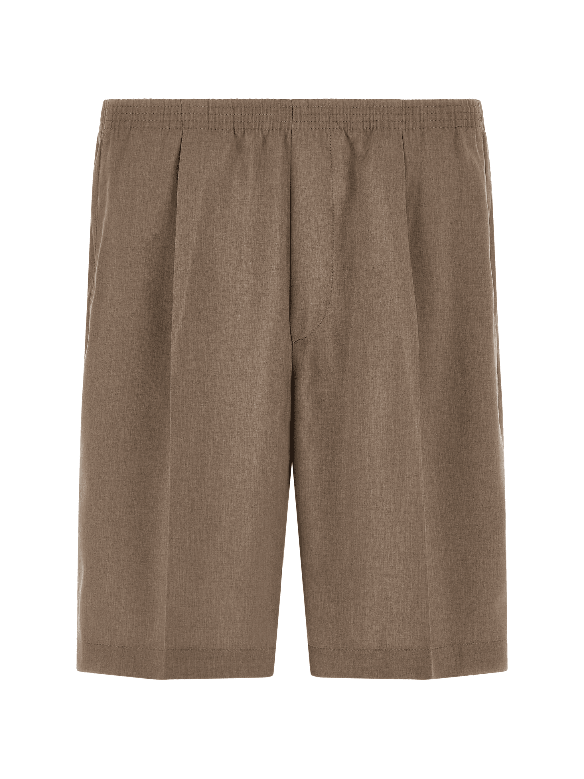 elasticated waistband pleated shorts - Image 1