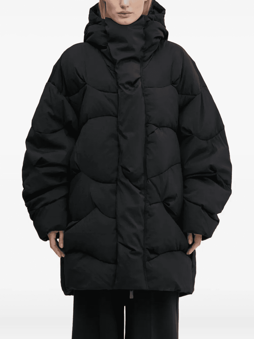CIRRUS hooded down coat - Image 1