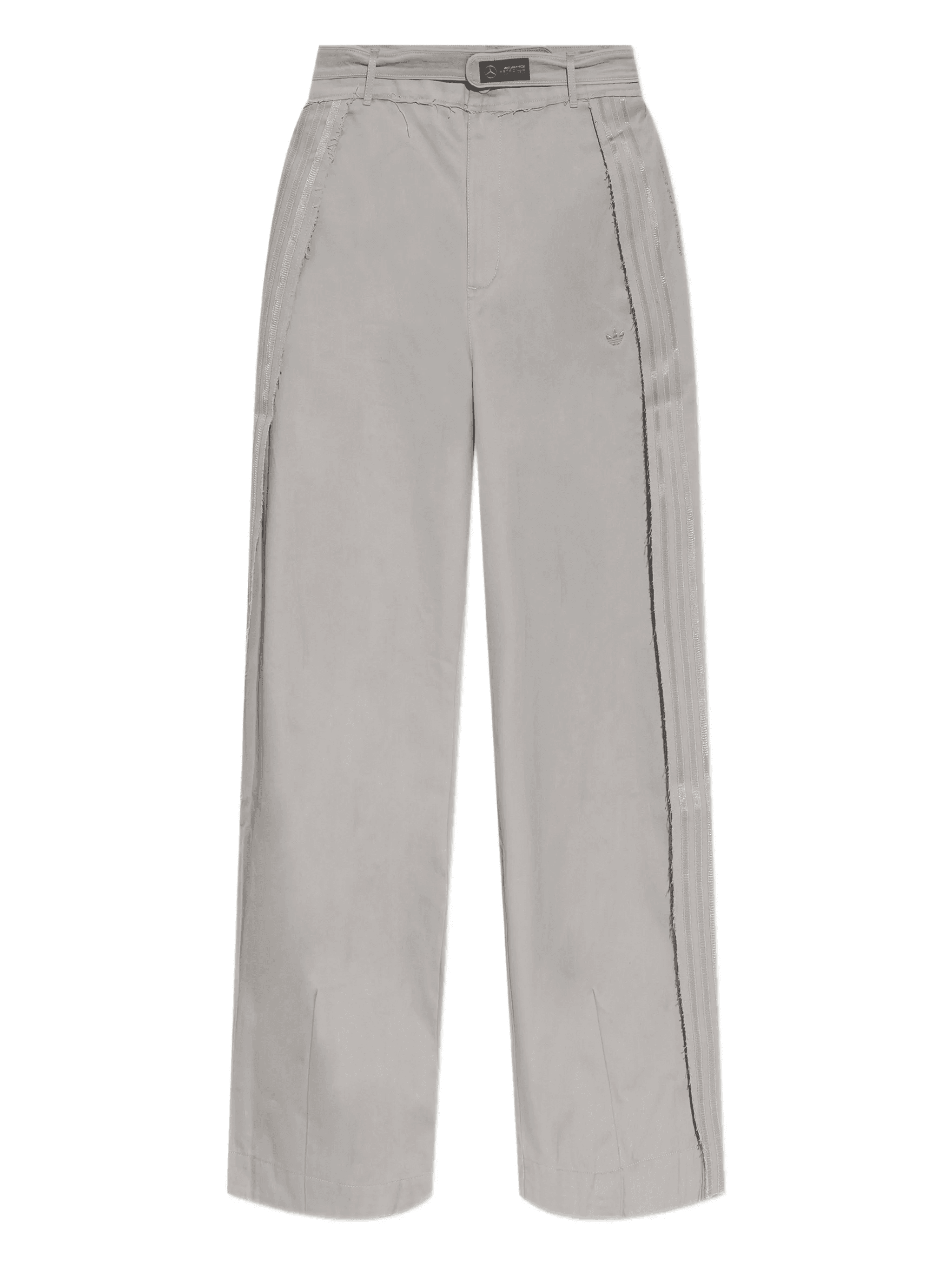 x Mercedes frayed stripe trousers - Image 1
