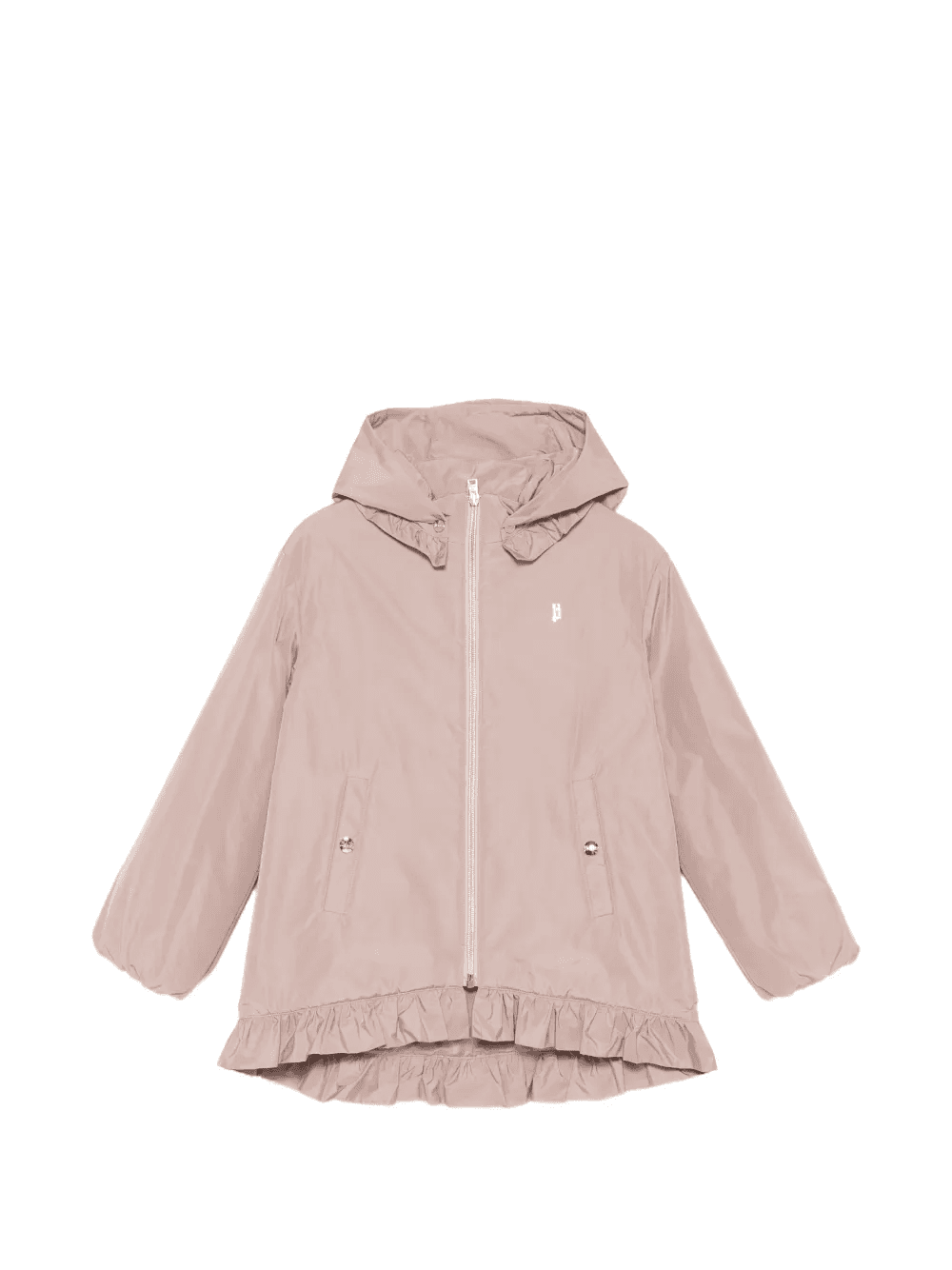 ruffled hooded jacket - Image 1