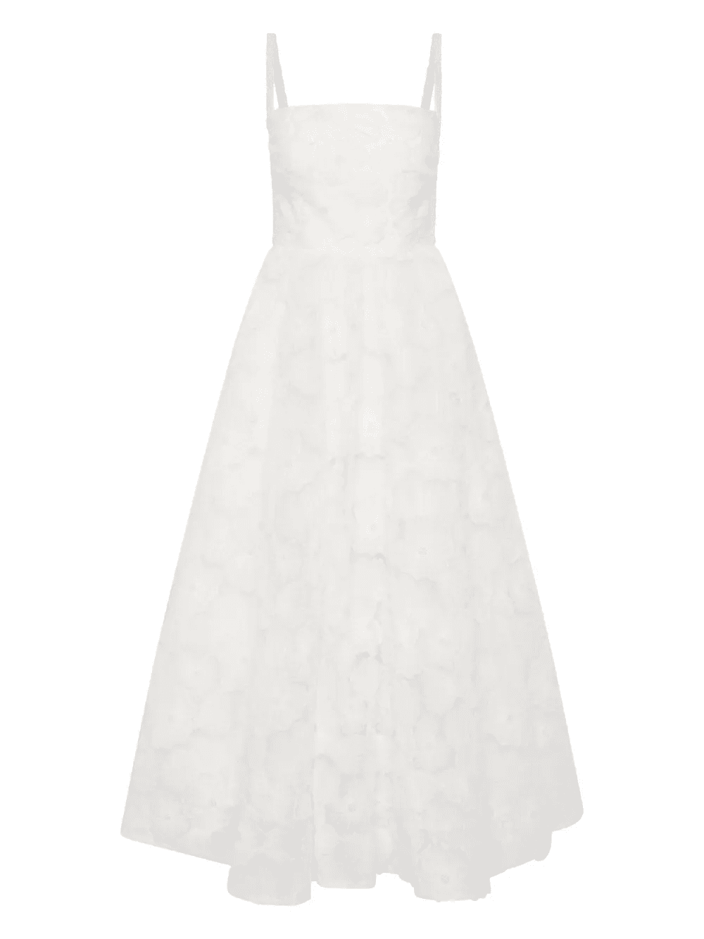 Deliah floral-embroidered midi dress - Image 1