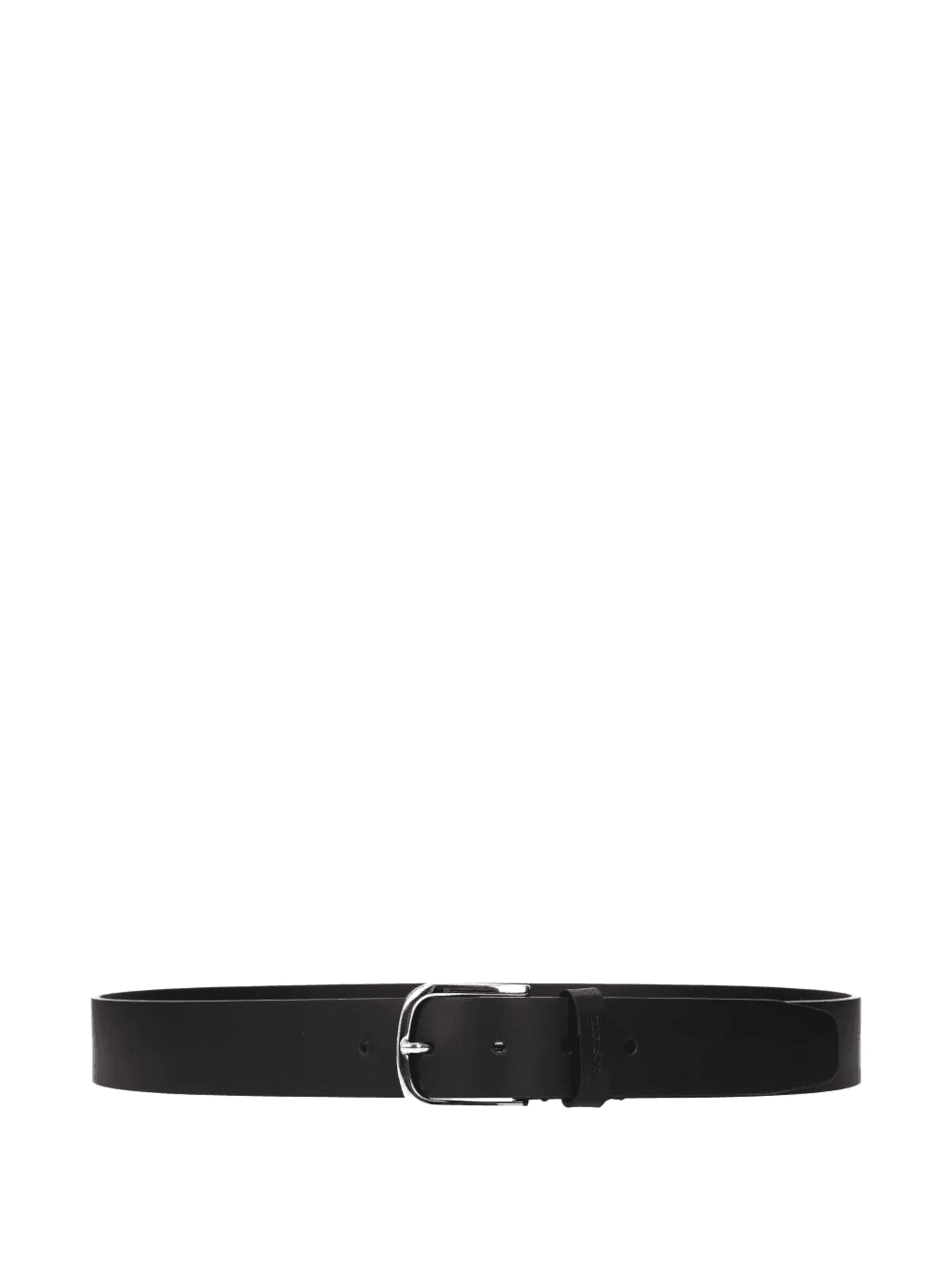 buckle-fastening leather belt - Image 1