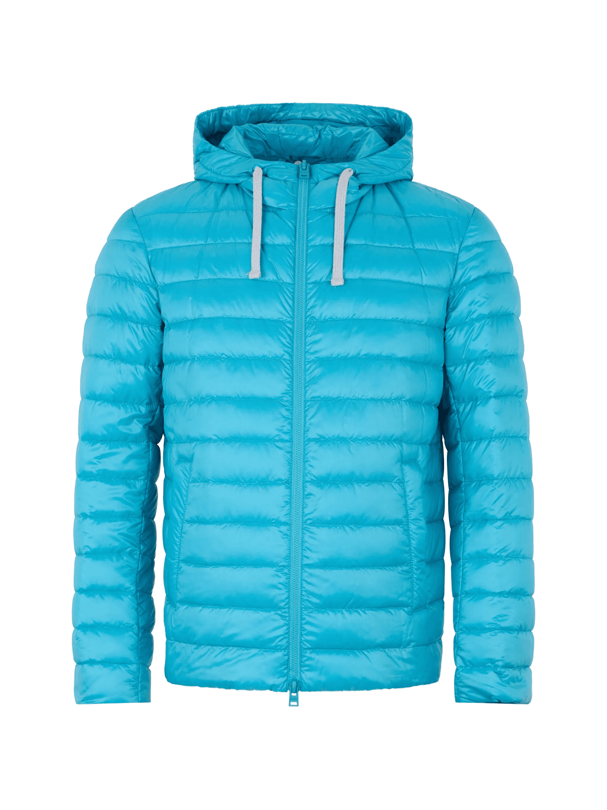 padded zip-fastening hood jacket - Image 1