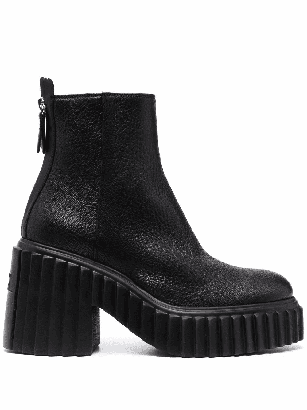 ridged sole platform boots - Image 1