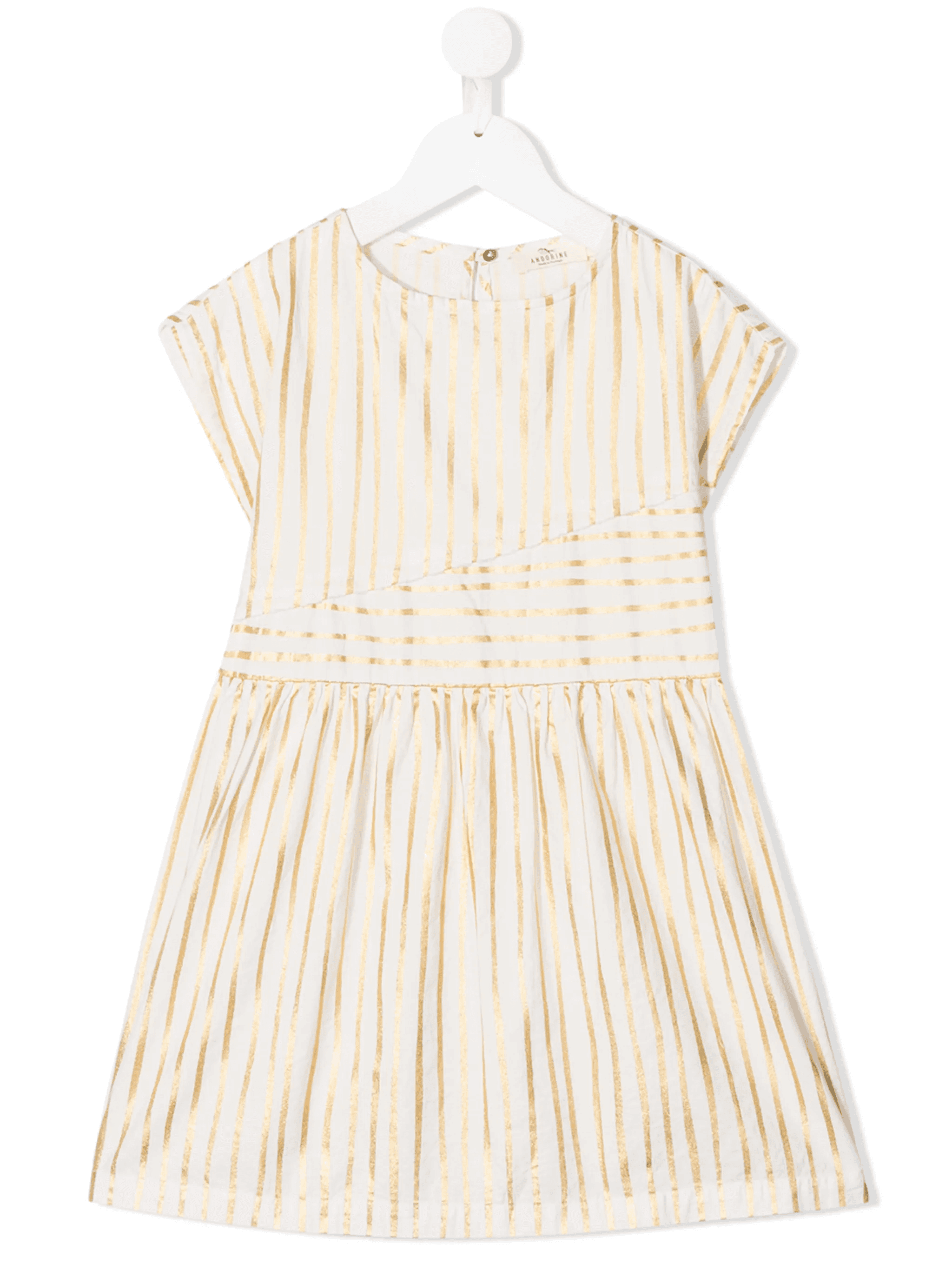 striped cotton midi dress - Image 1