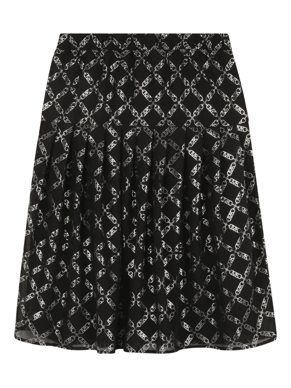 MK Empire-print pleated skirt - Image 1