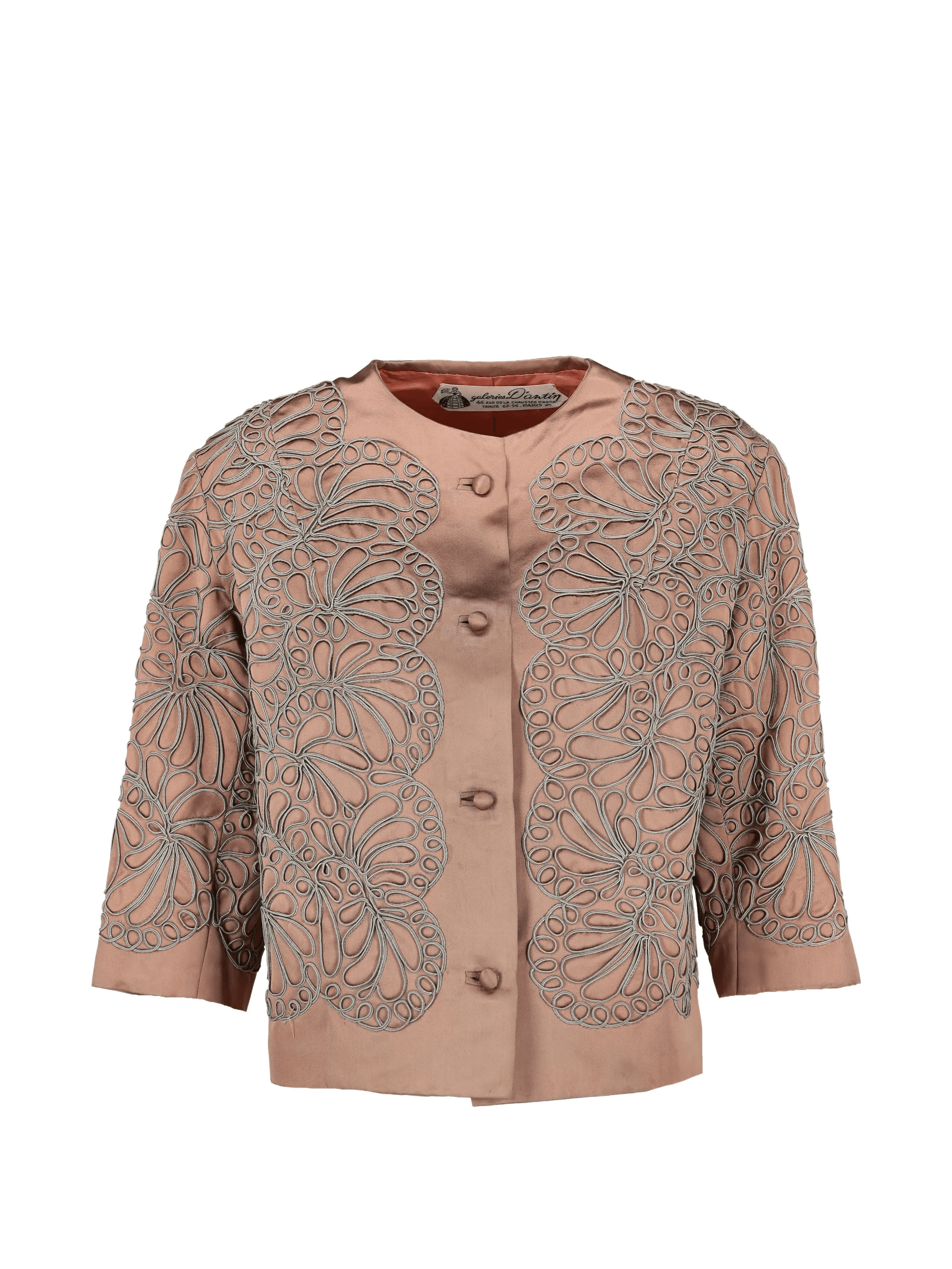 1950-1960s laser-cut button jacket - Image 1
