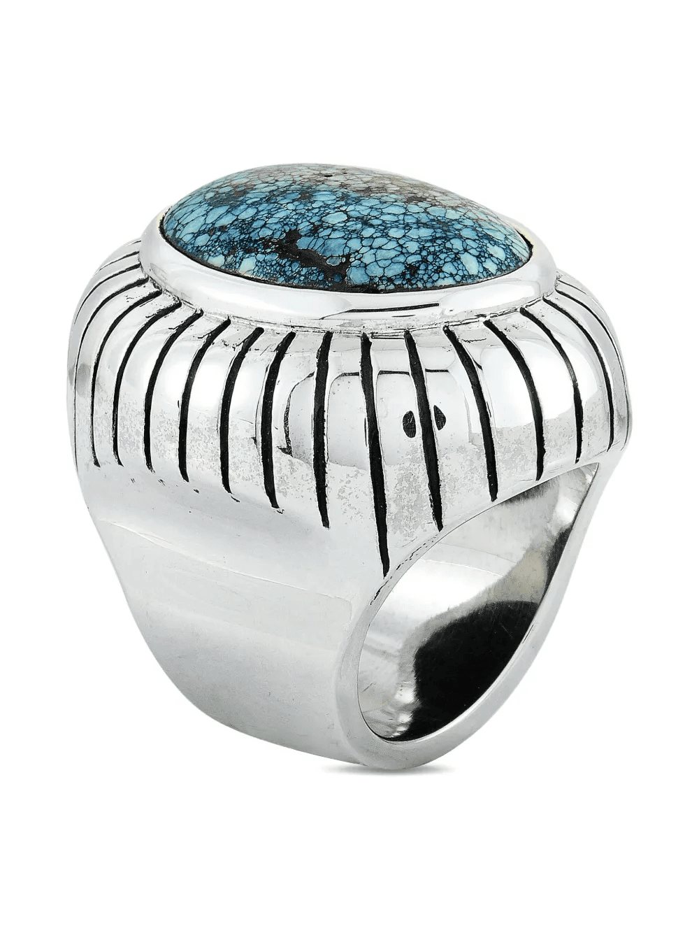 sterling silver turquoise ring - Image 1