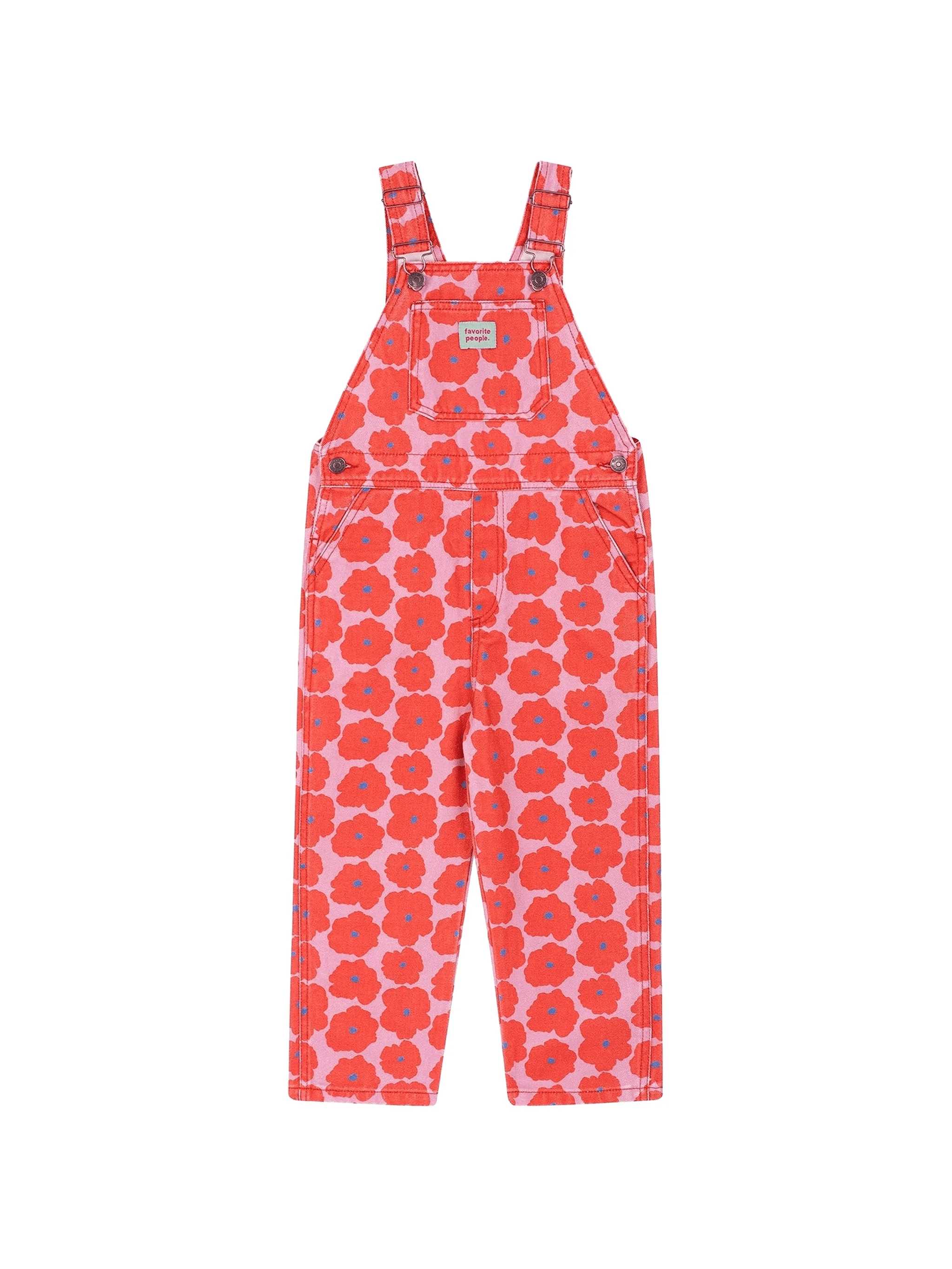 Napoli floral pocket overalls - Image 1