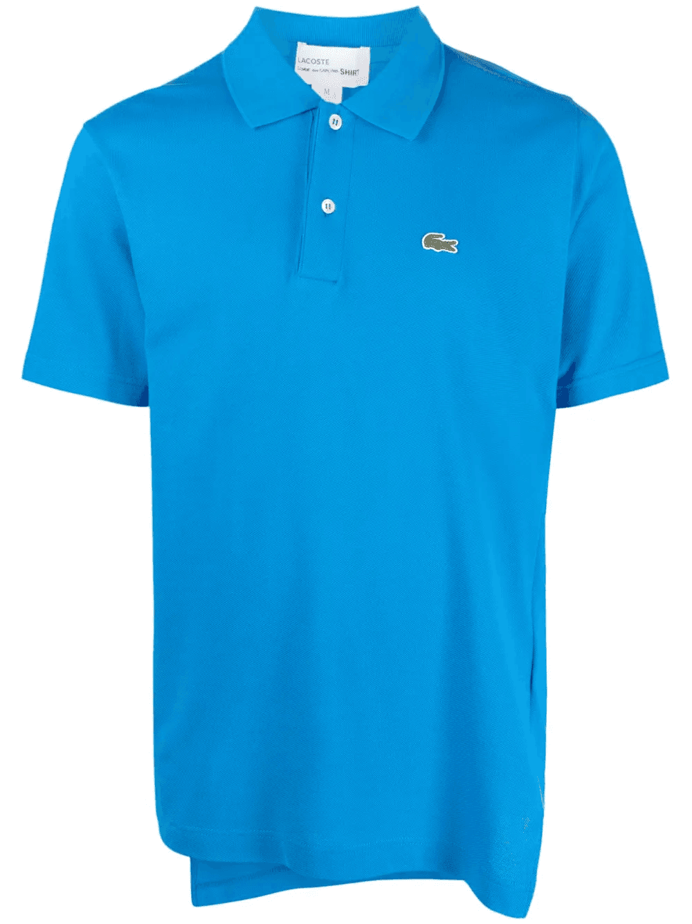 x Lacoste asymmetric cotton polo shirt - Image 1