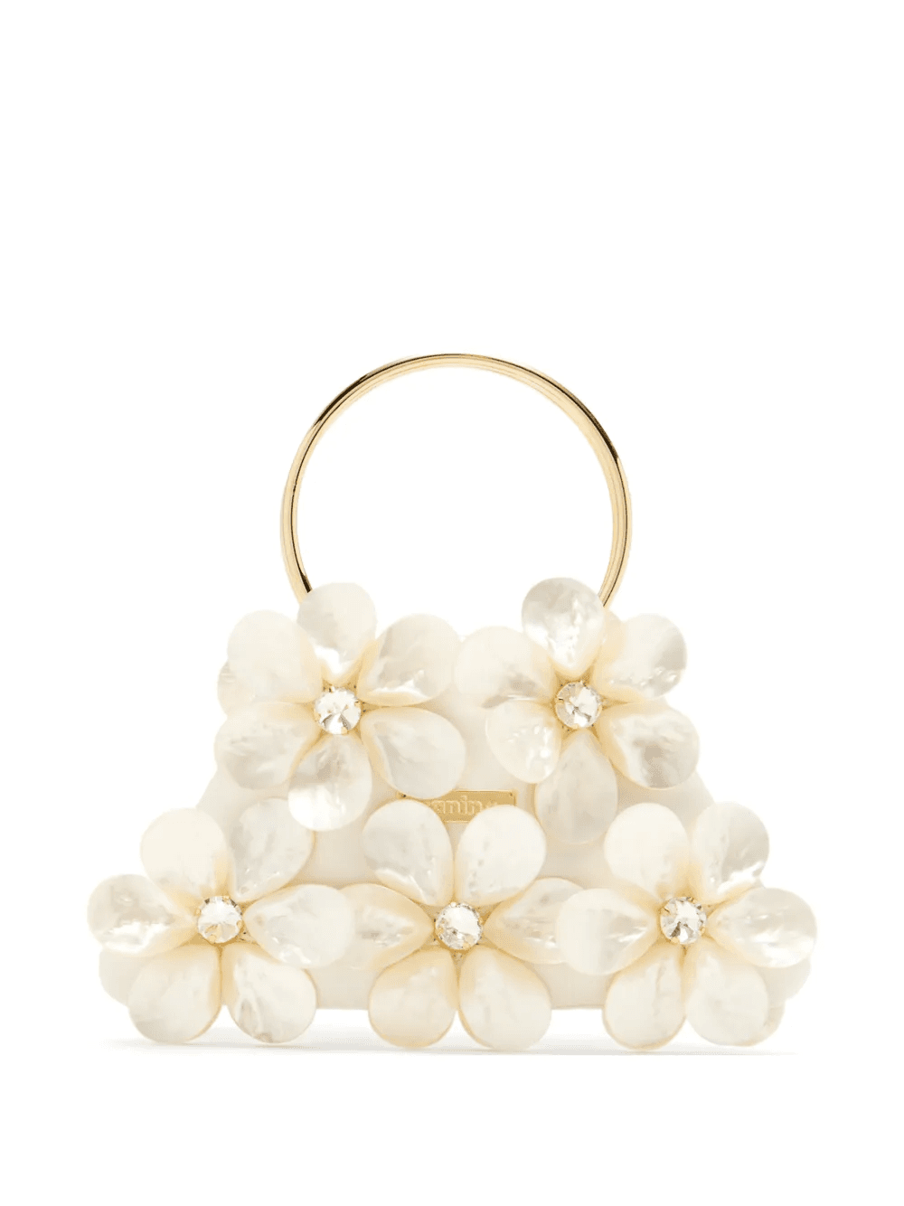 floral-appliqué tote bag - Image 1