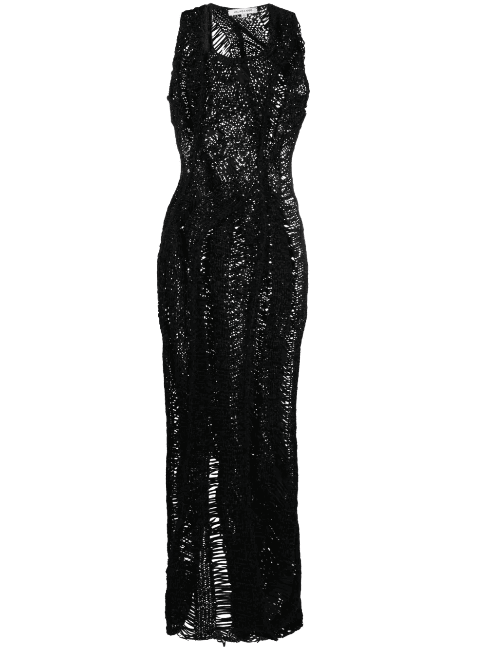 Kapok open-knit maxi dress - Image 1