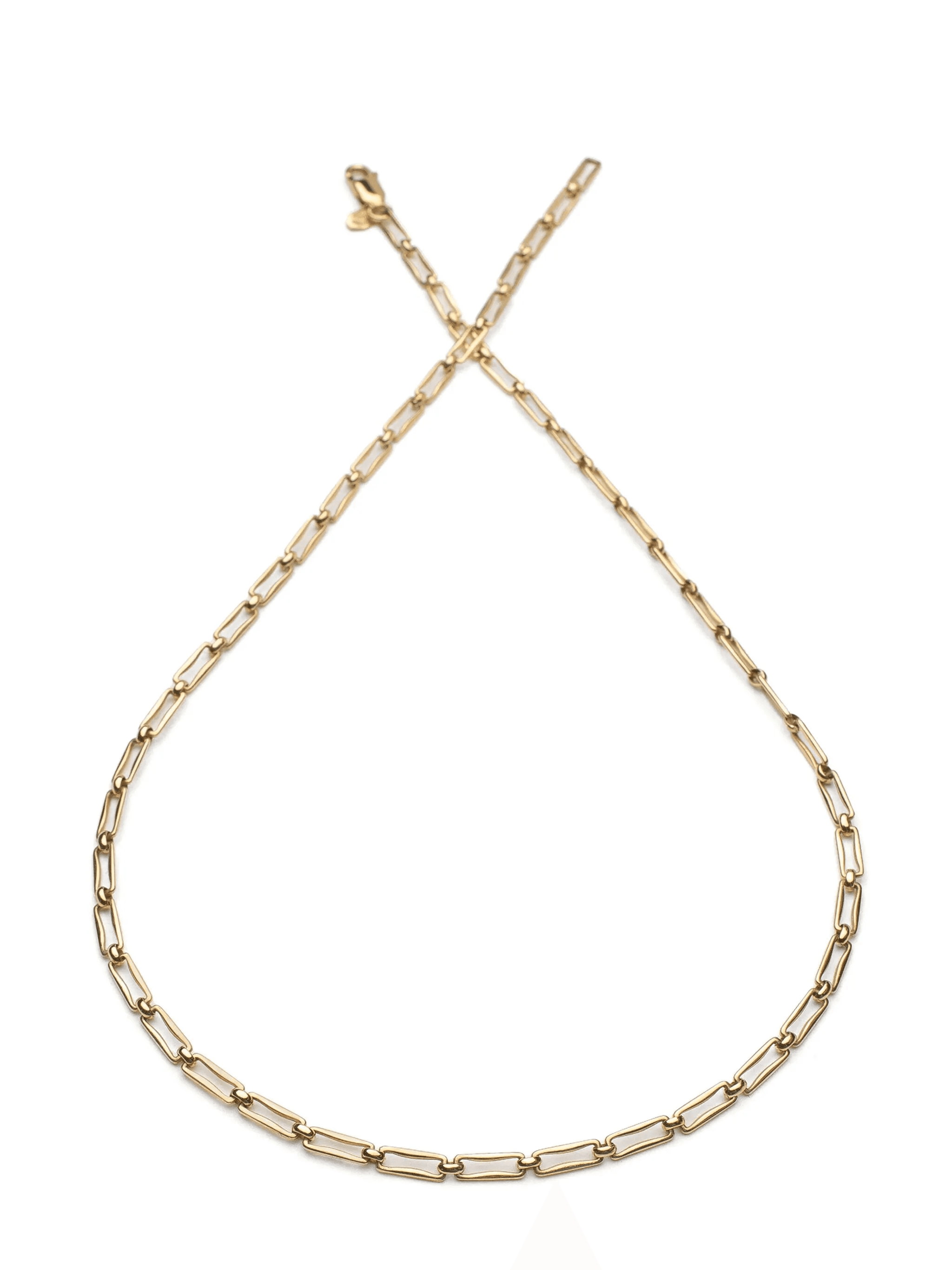 9kt yellow gold Immortelle necklace - Image 1