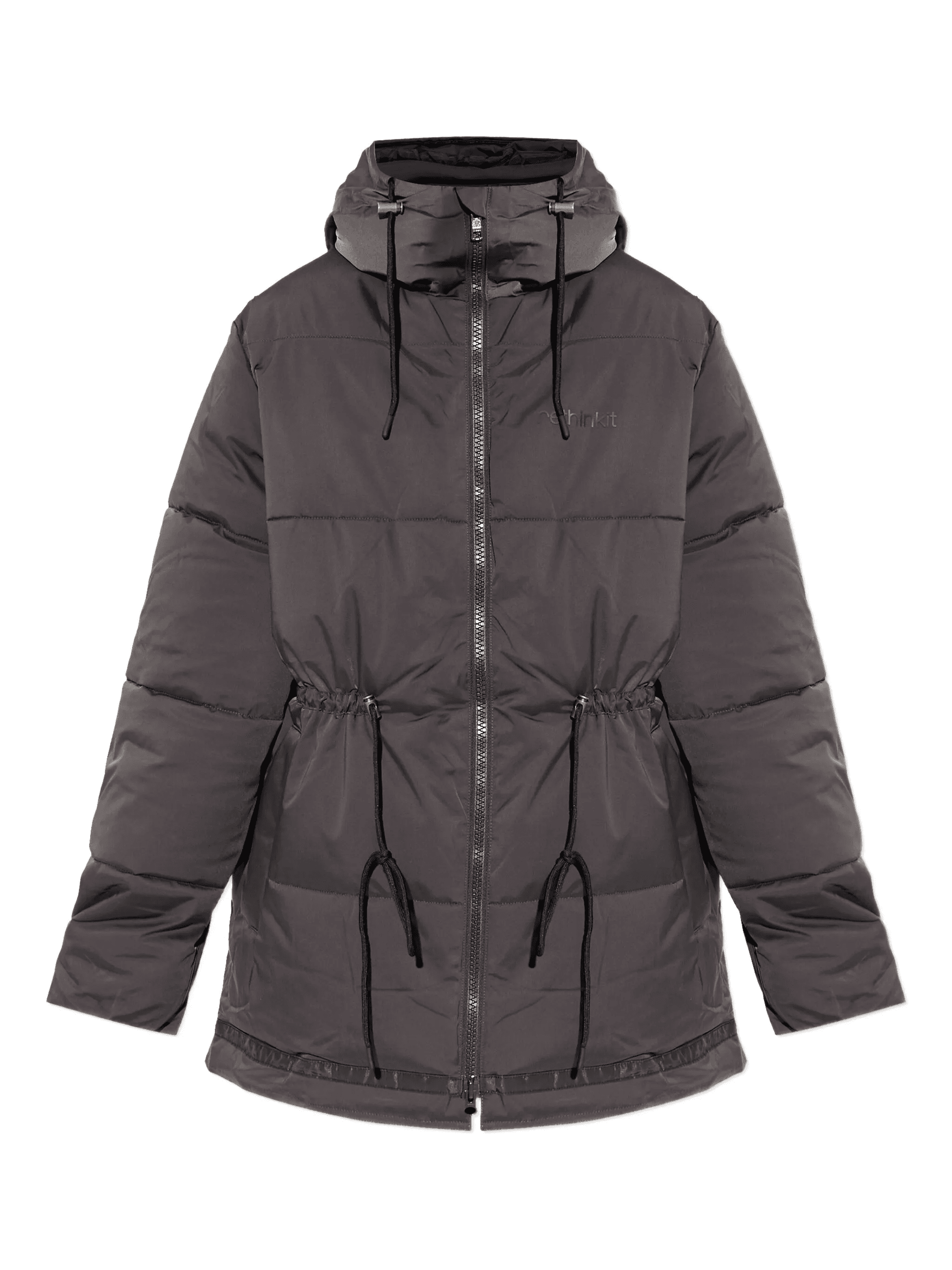 logo-print padded jacket - Image 1