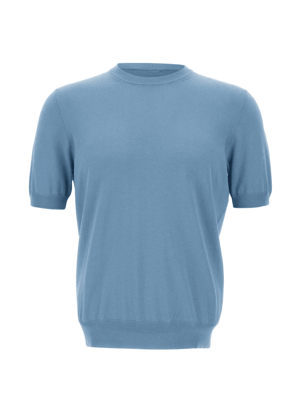 ribbed knit T-shirt - Image 1