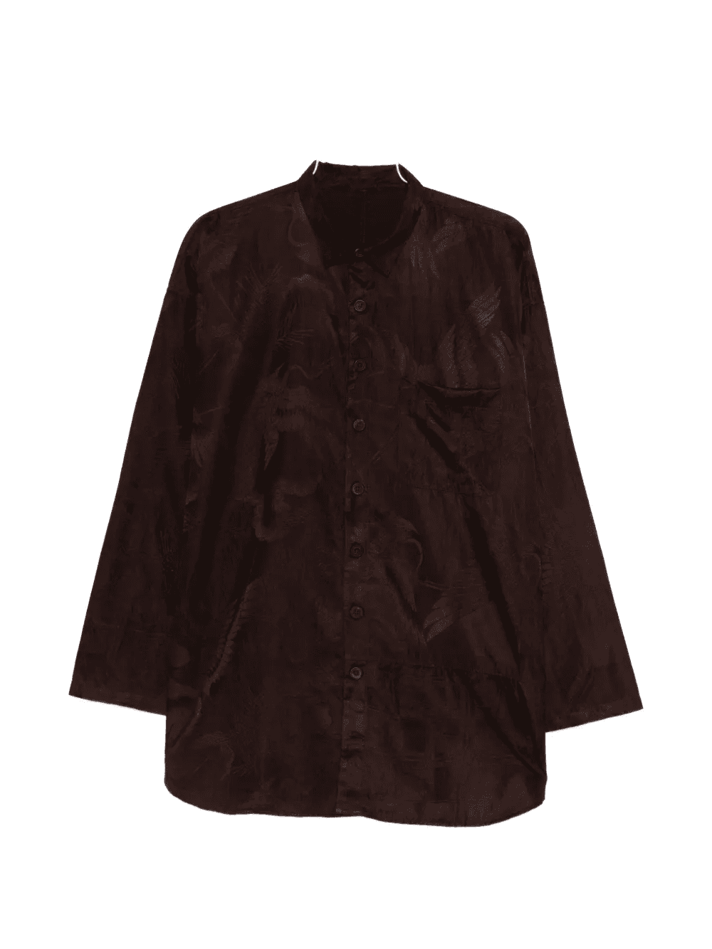 patterned chest-pocket shirt - Image 1