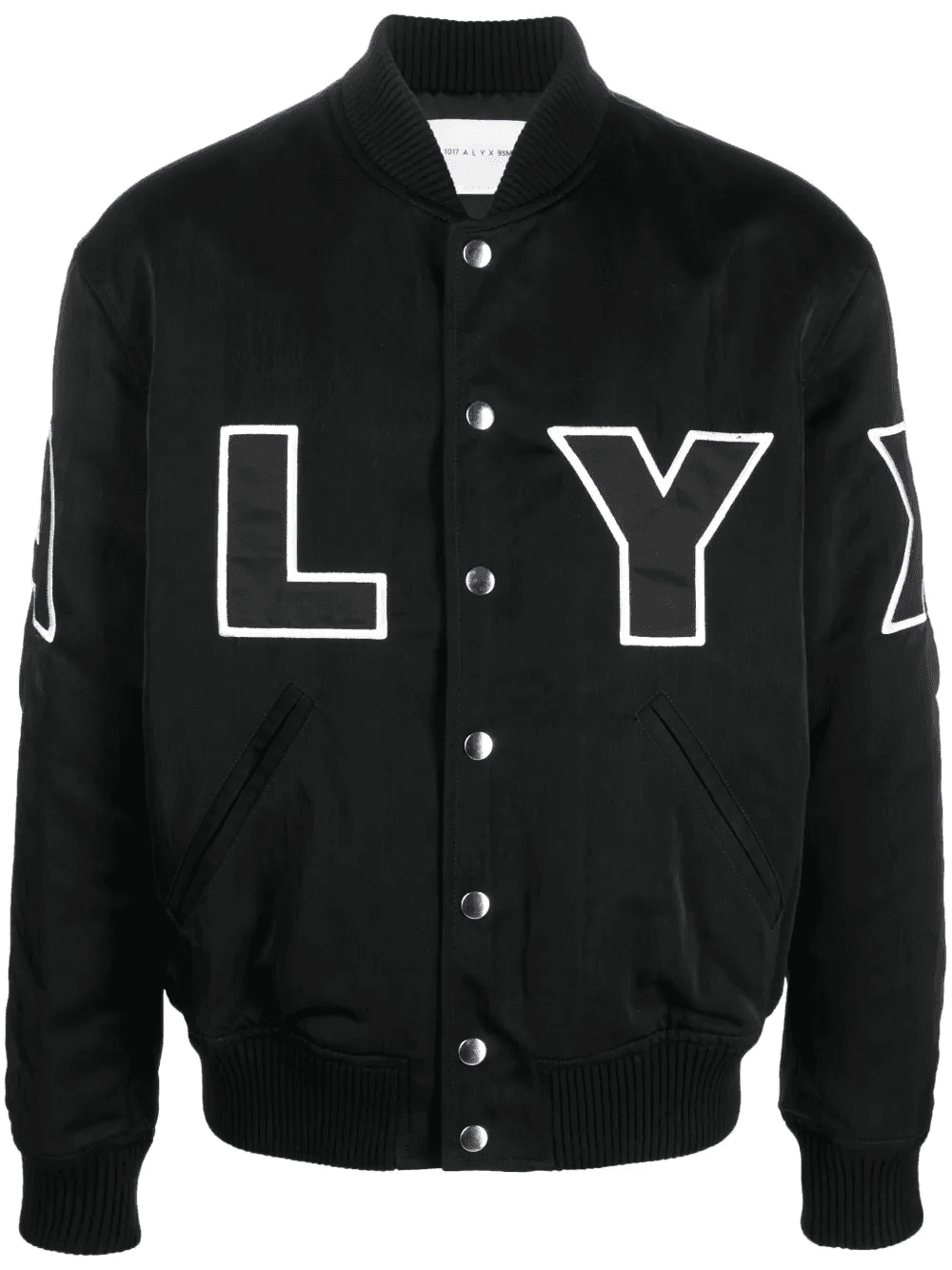 logo-patch bomber jacket - Image 1