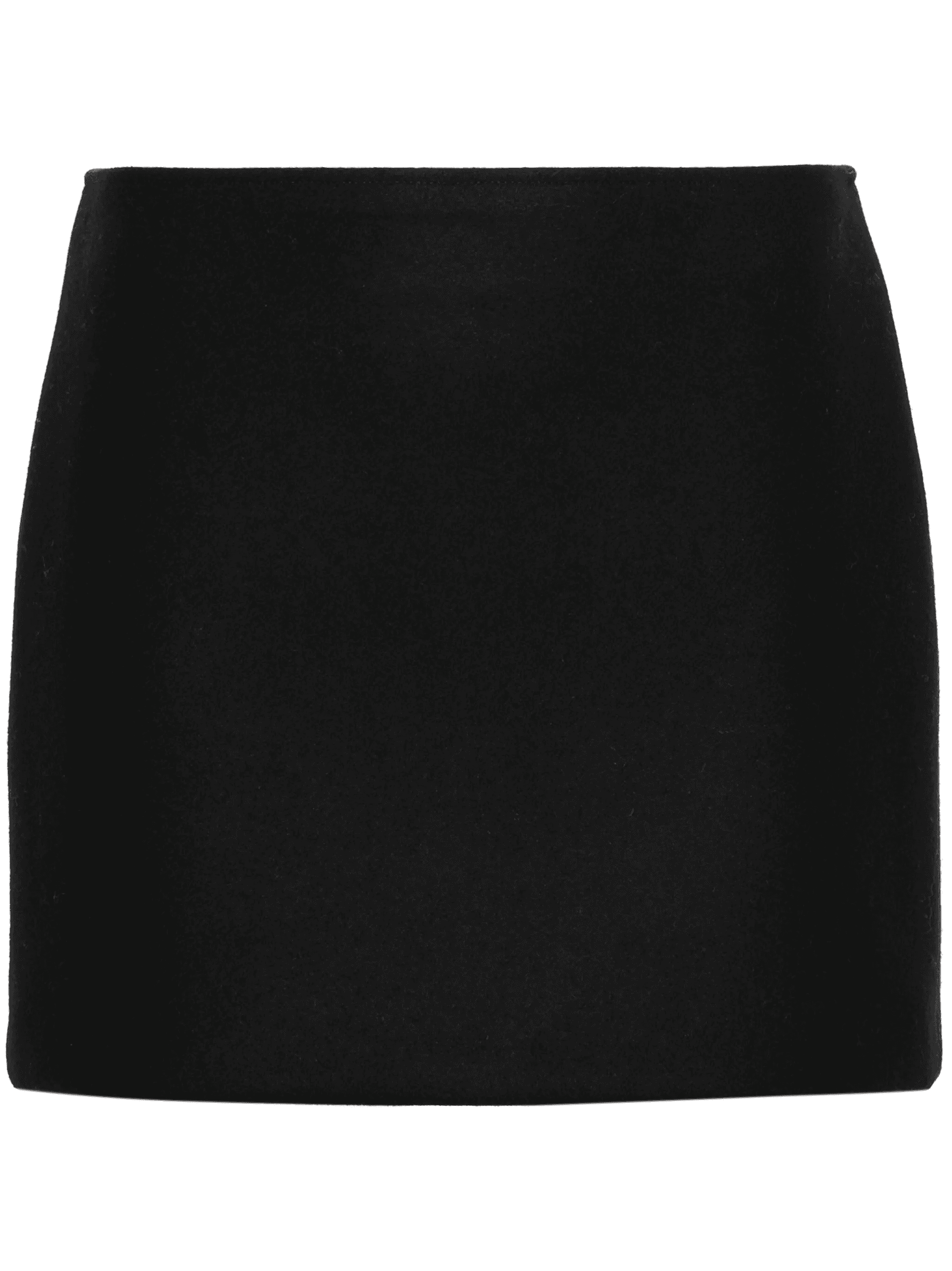fleted wool mini skirt - Image 1