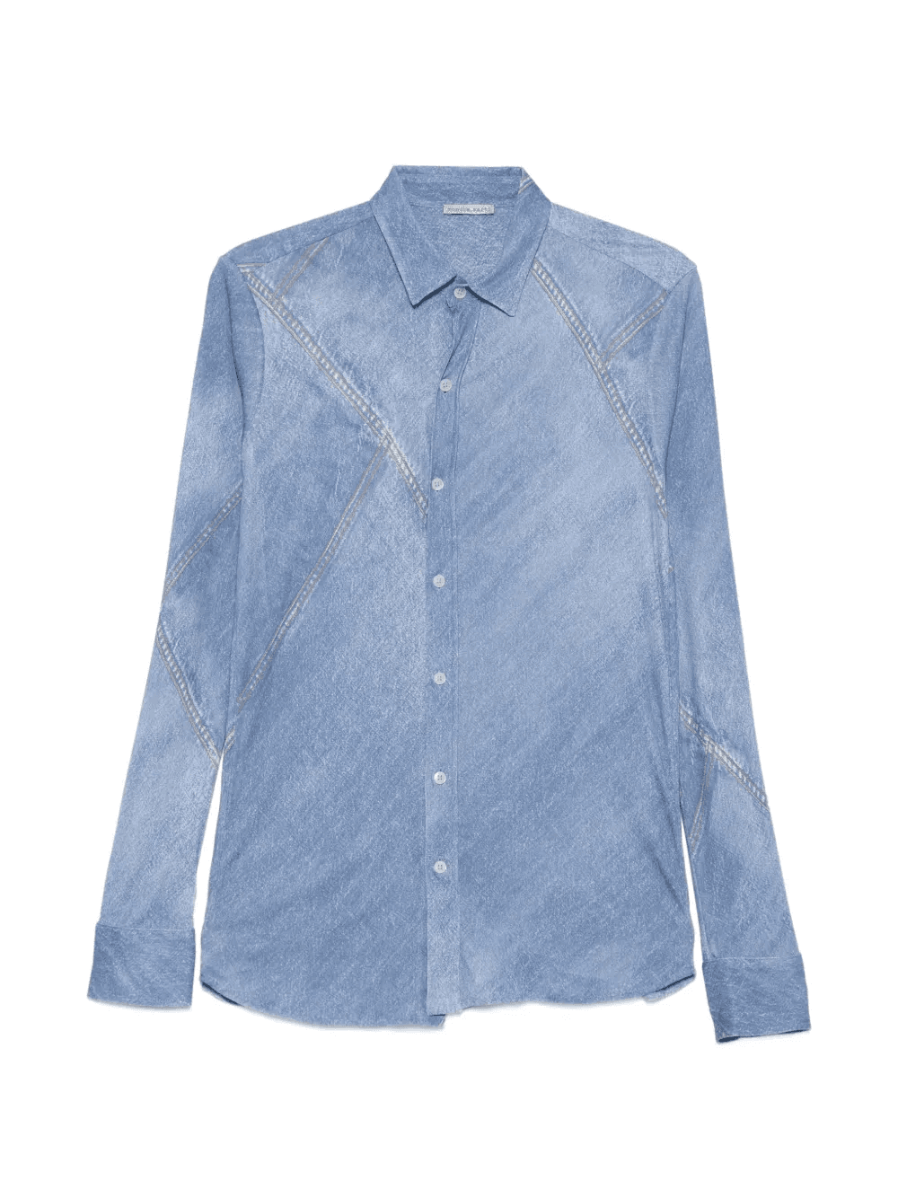 denim-effect shirt - Image 1