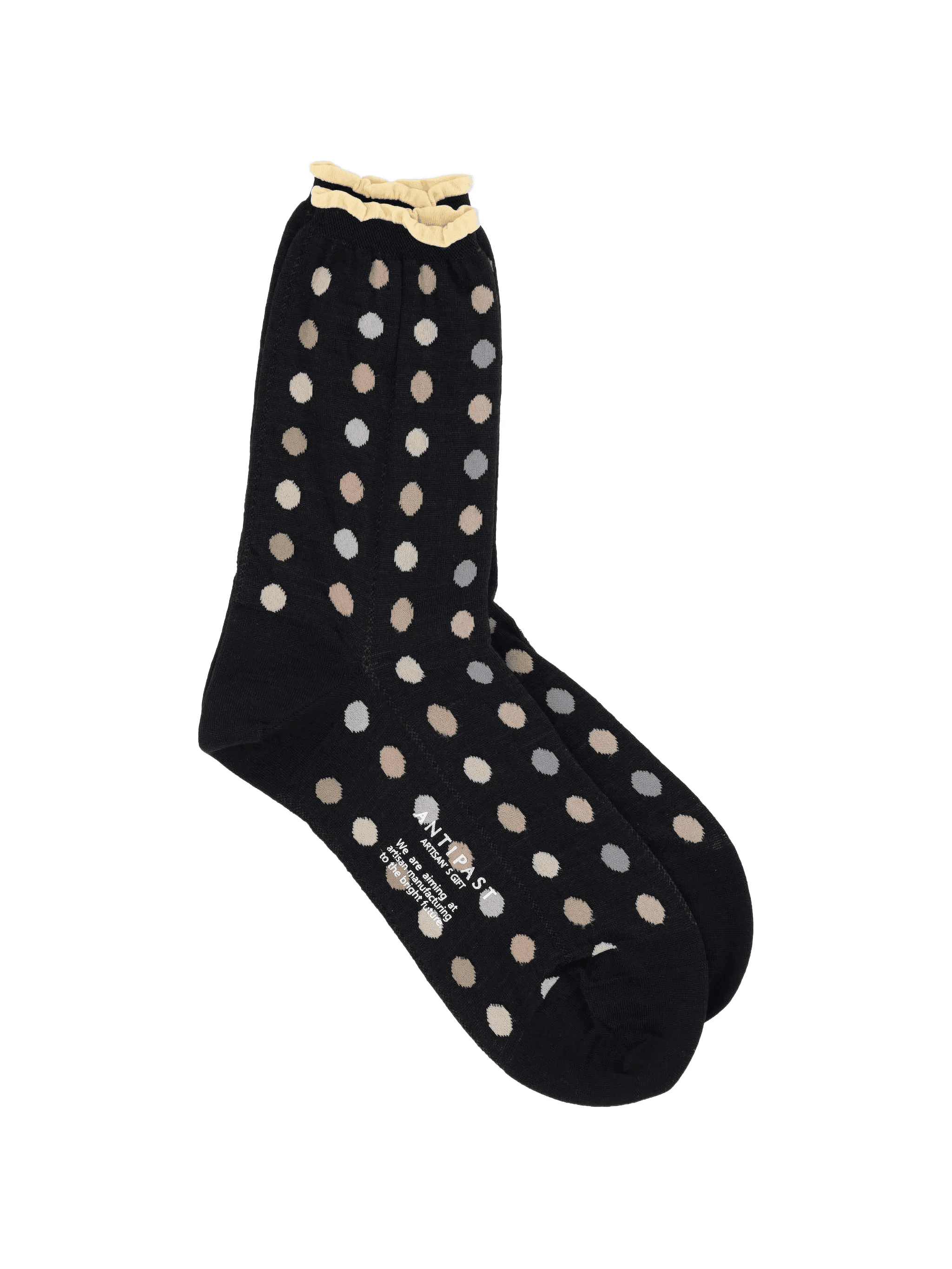 polka dot-pattern socks - Image 1