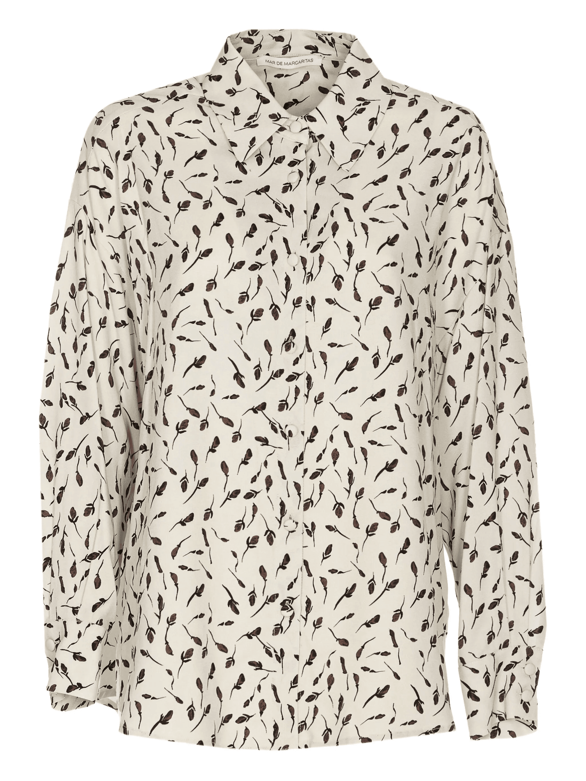 floral-pattern button-down shirt - Image 1