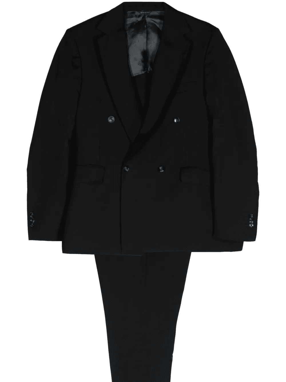 double-breasted wool suit - Image 1