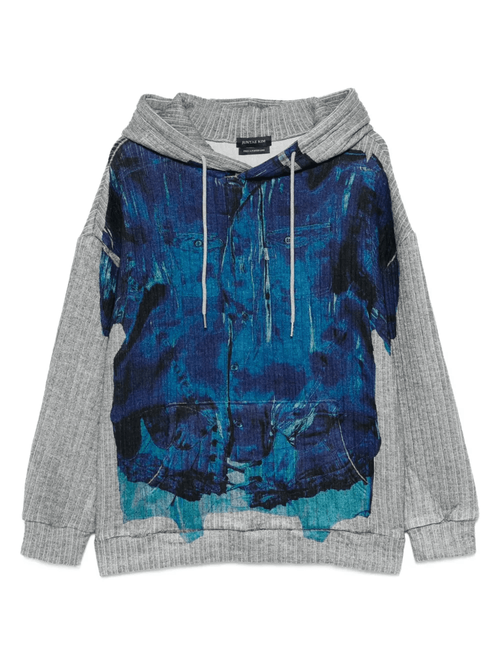 trompe l'oeil hoodie - Image 1