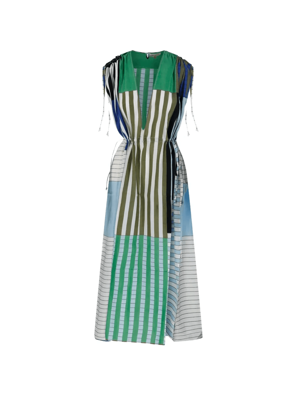 Ziggy Riviera striped patchwork dress - Image 1