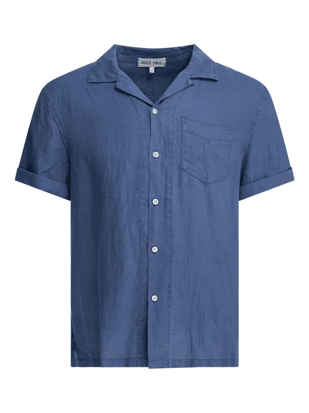 linen short-sleeve shirt - Image 1