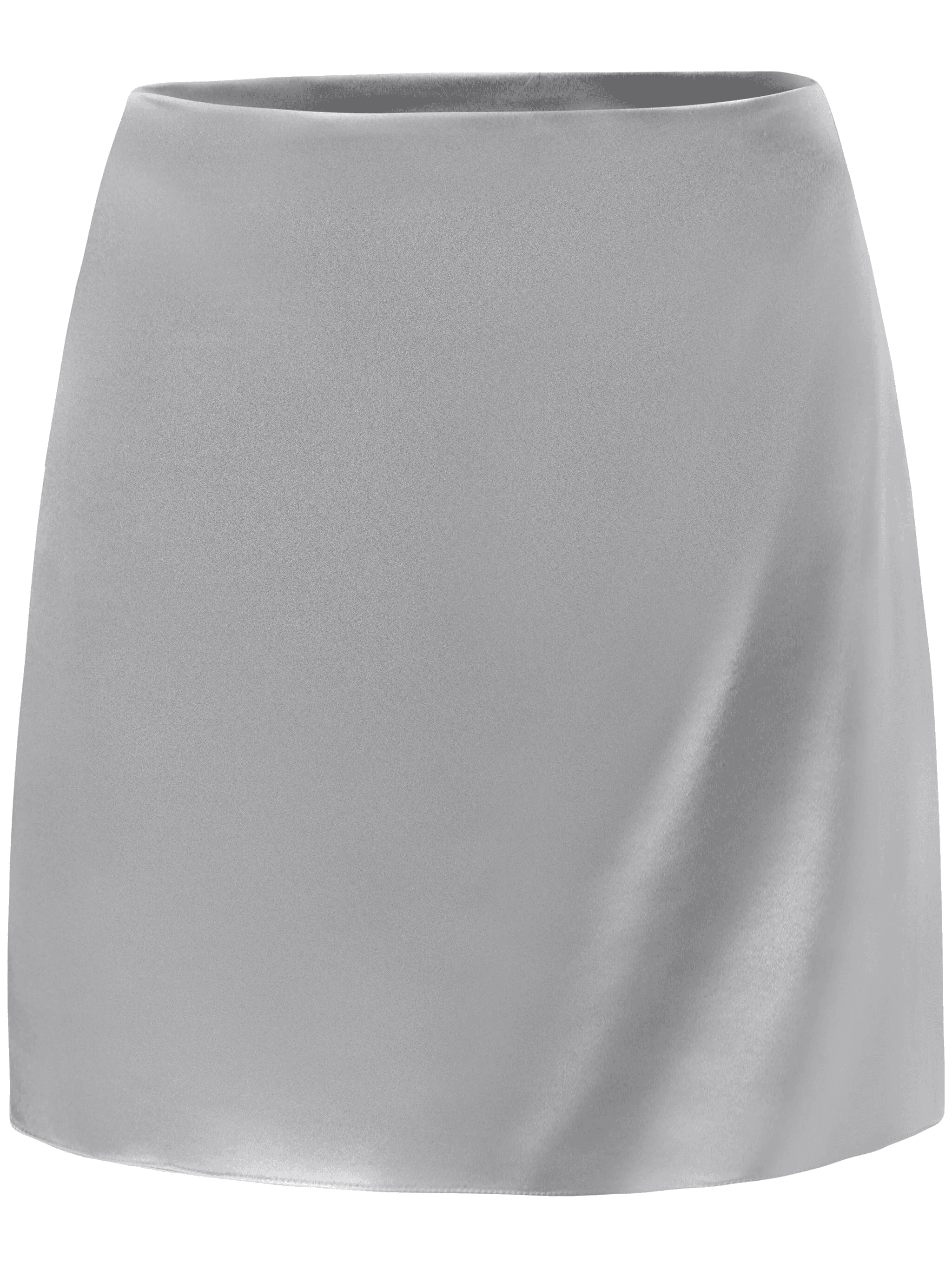 satin mini skirt - Image 1